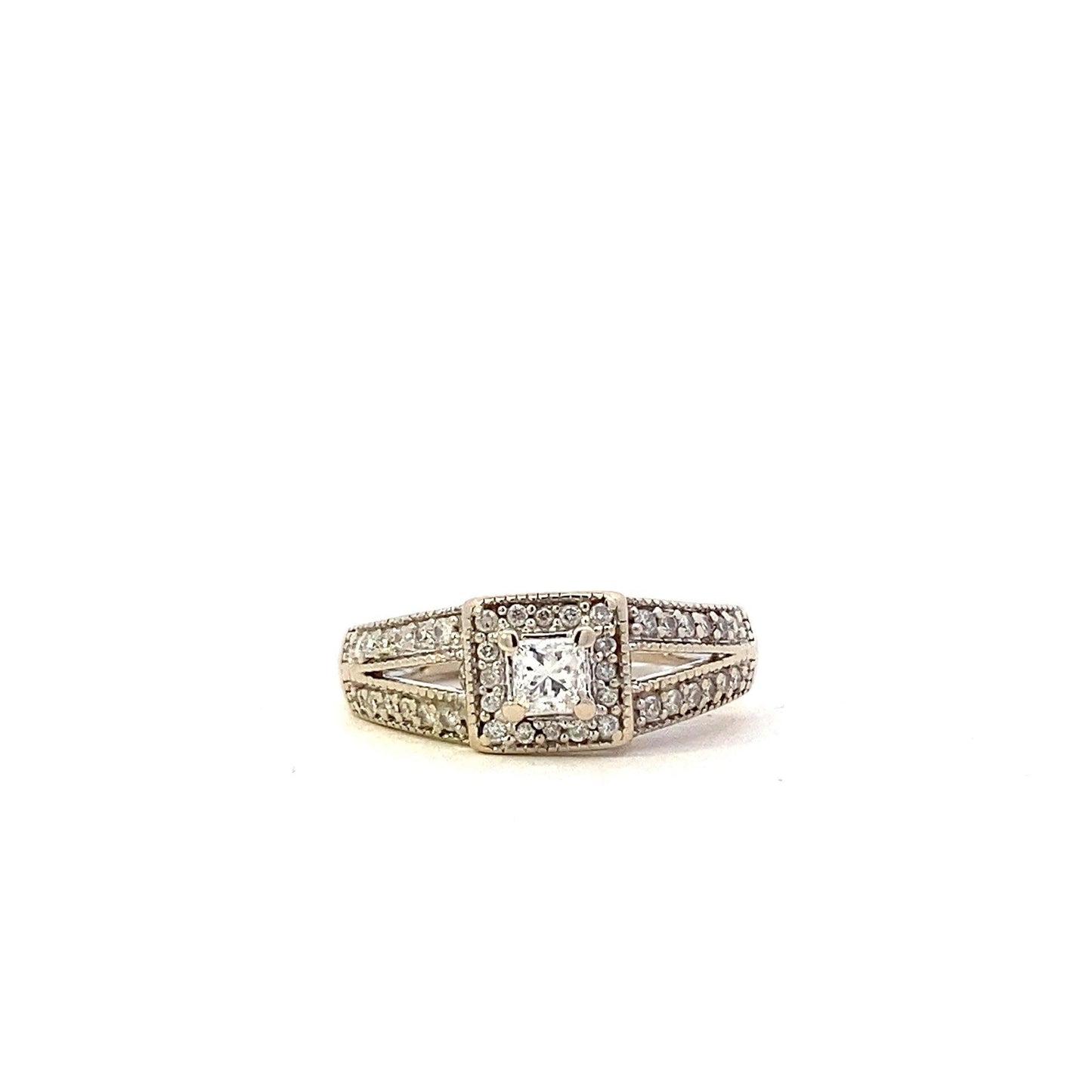 10K White Gold Women's Diamond Ring - 0.36ct - ipawnishop.com