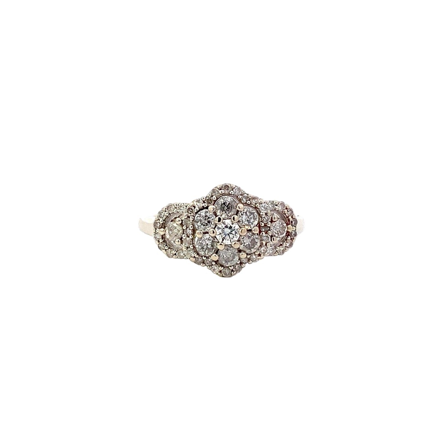 10K White Gold Women's Diamond Ring - 0.97ct - ipawnishop.com