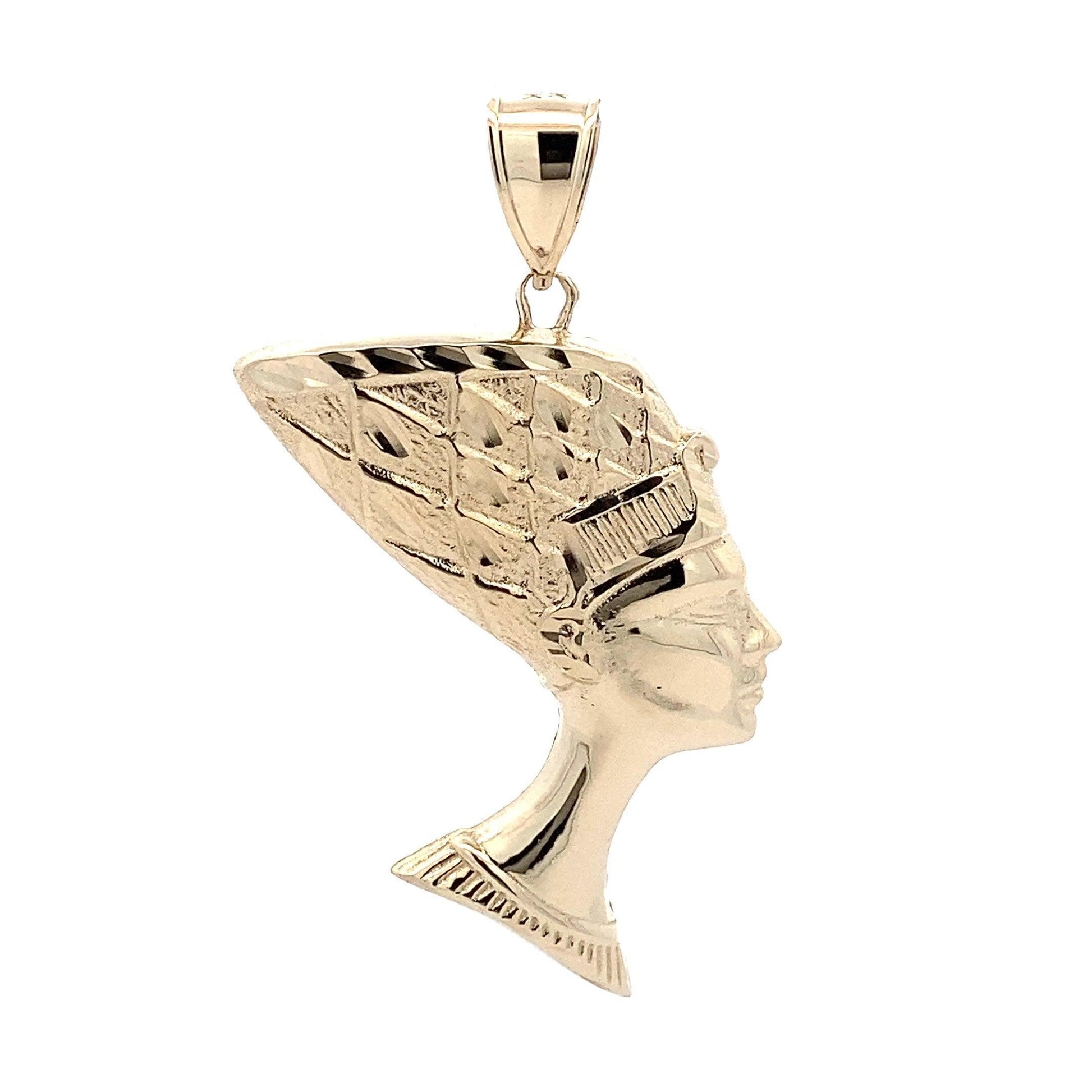 Colgante Nefertiti Oro Amarillo 10K - ipawnishop.com