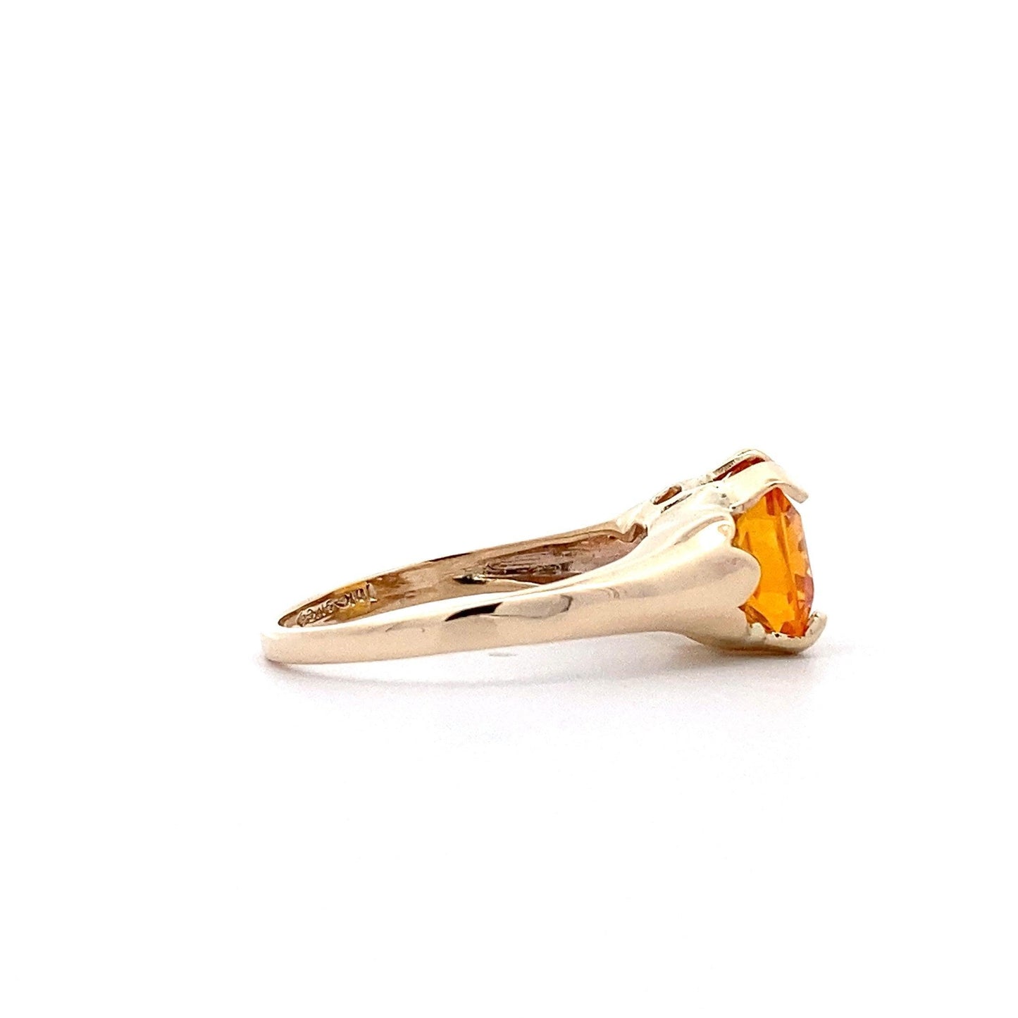 10K Yellow Gold Women's Citrine Ring - ipawnishop.com