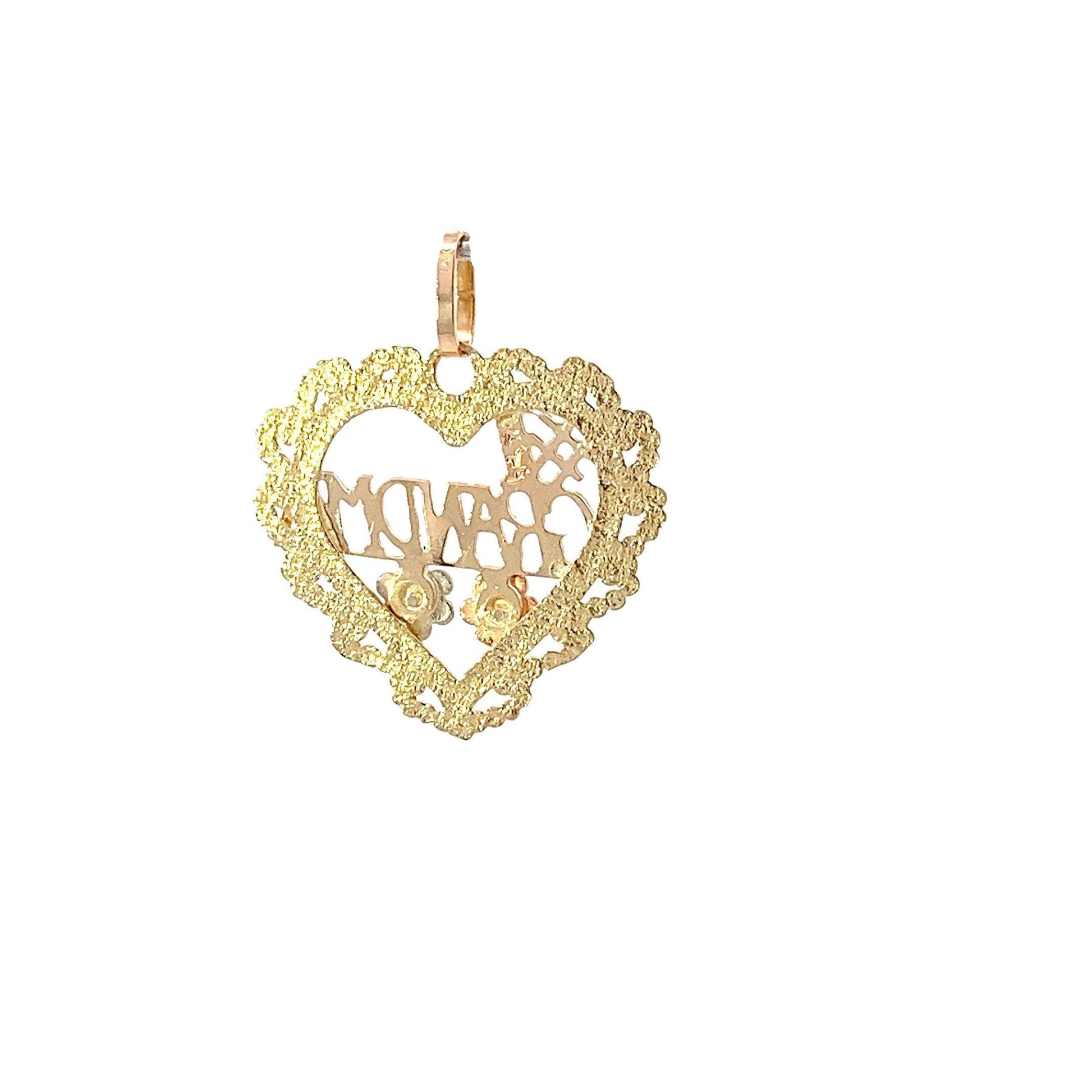 14K Tri-Color Gold #1 Grandma Pendant - ipawnishop.com