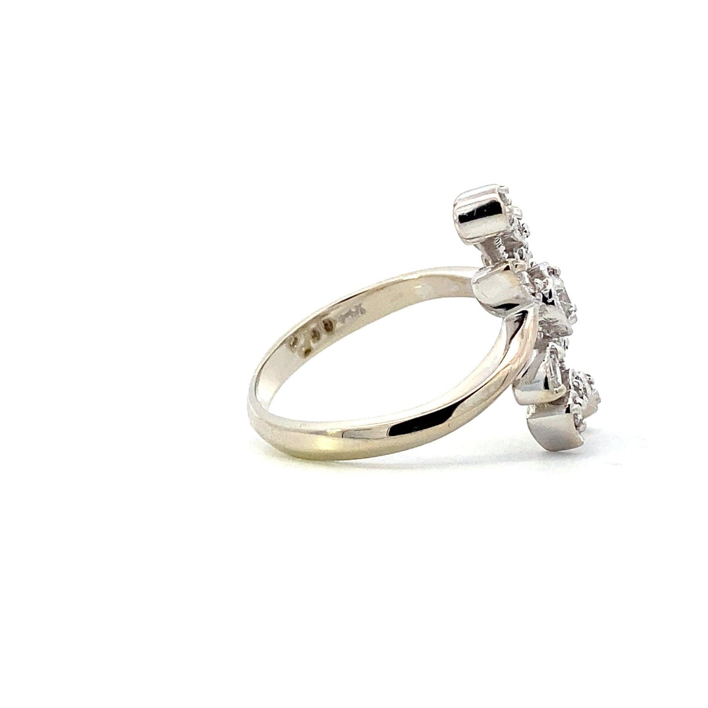 14K White Gold Women's Diamond Ring - 0.37ct - ipawnishop.com