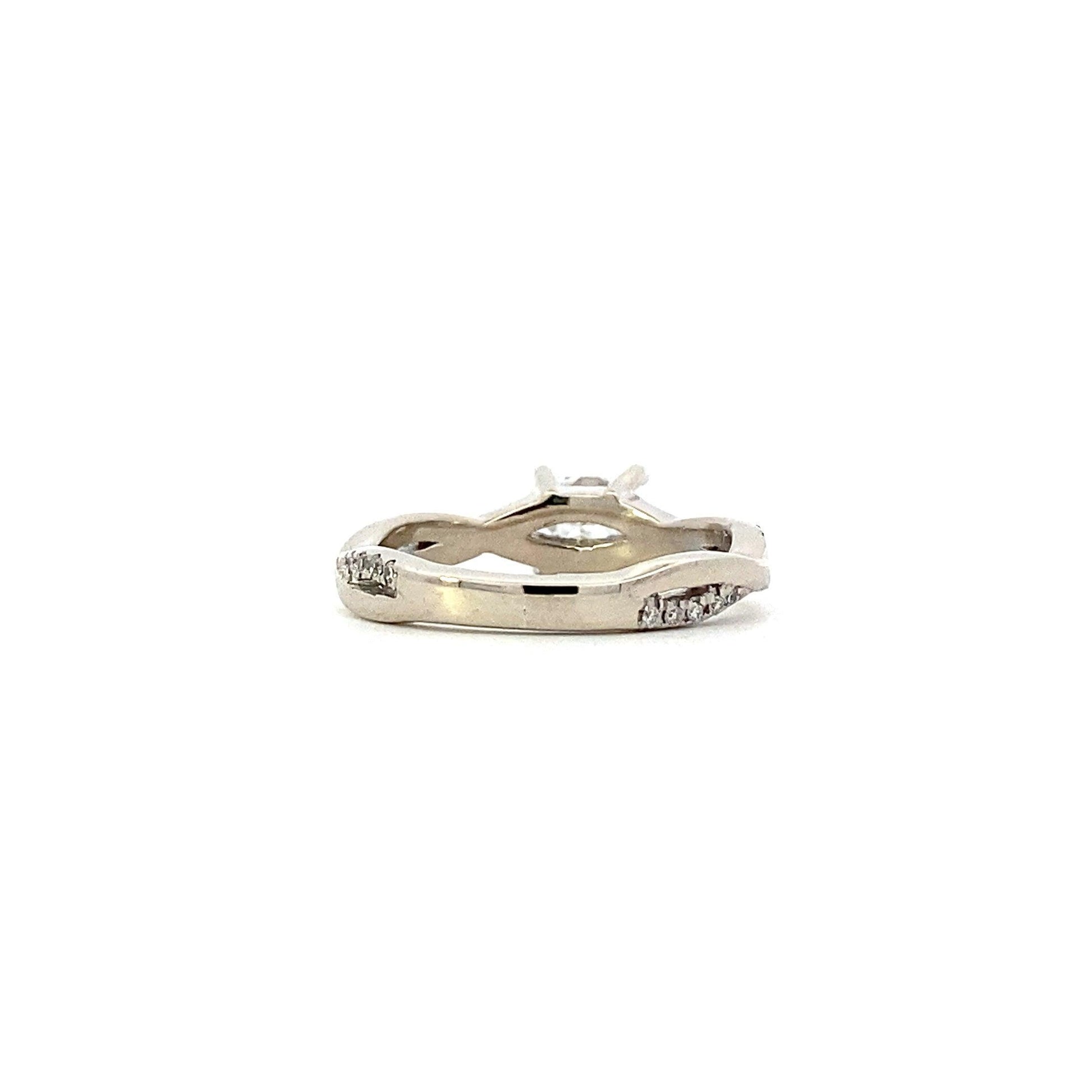 14K White Gold Women's Diamond Ring - 0.55ct - ipawnishop.com