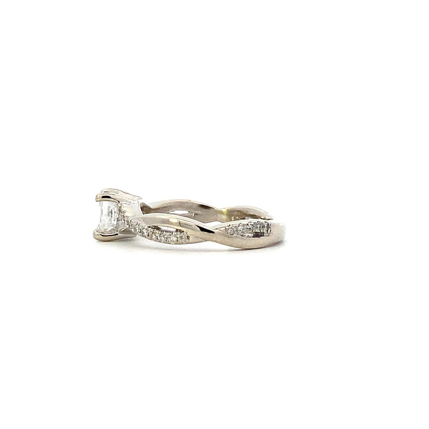 14K White Gold Women's Diamond Ring - 0.55ct - ipawnishop.com