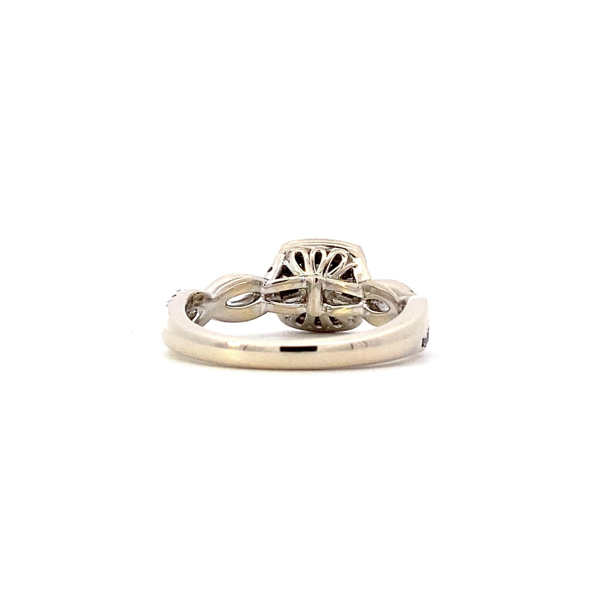 14K White Gold Women's Diamond Ring - 0.75ct - ipawnishop.com