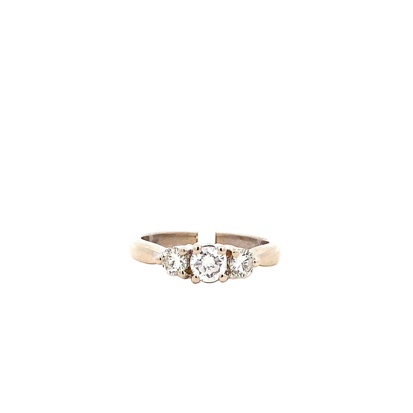14K White Gold Women's Diamond Ring - 0.7ct - ipawnishop.com