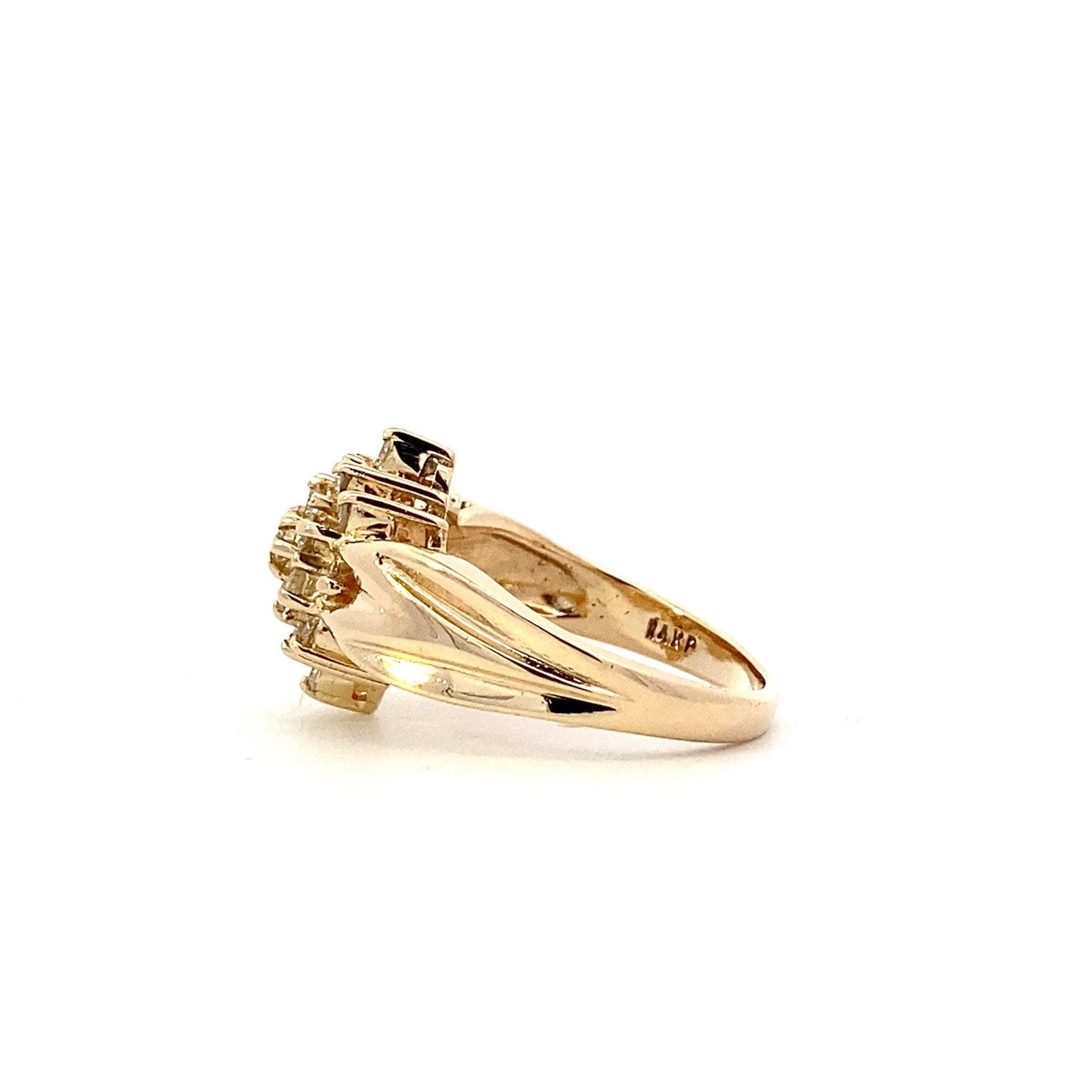 14K Yellow Gold Women's Diamond Ring - 0.43ct - ipawnishop.com