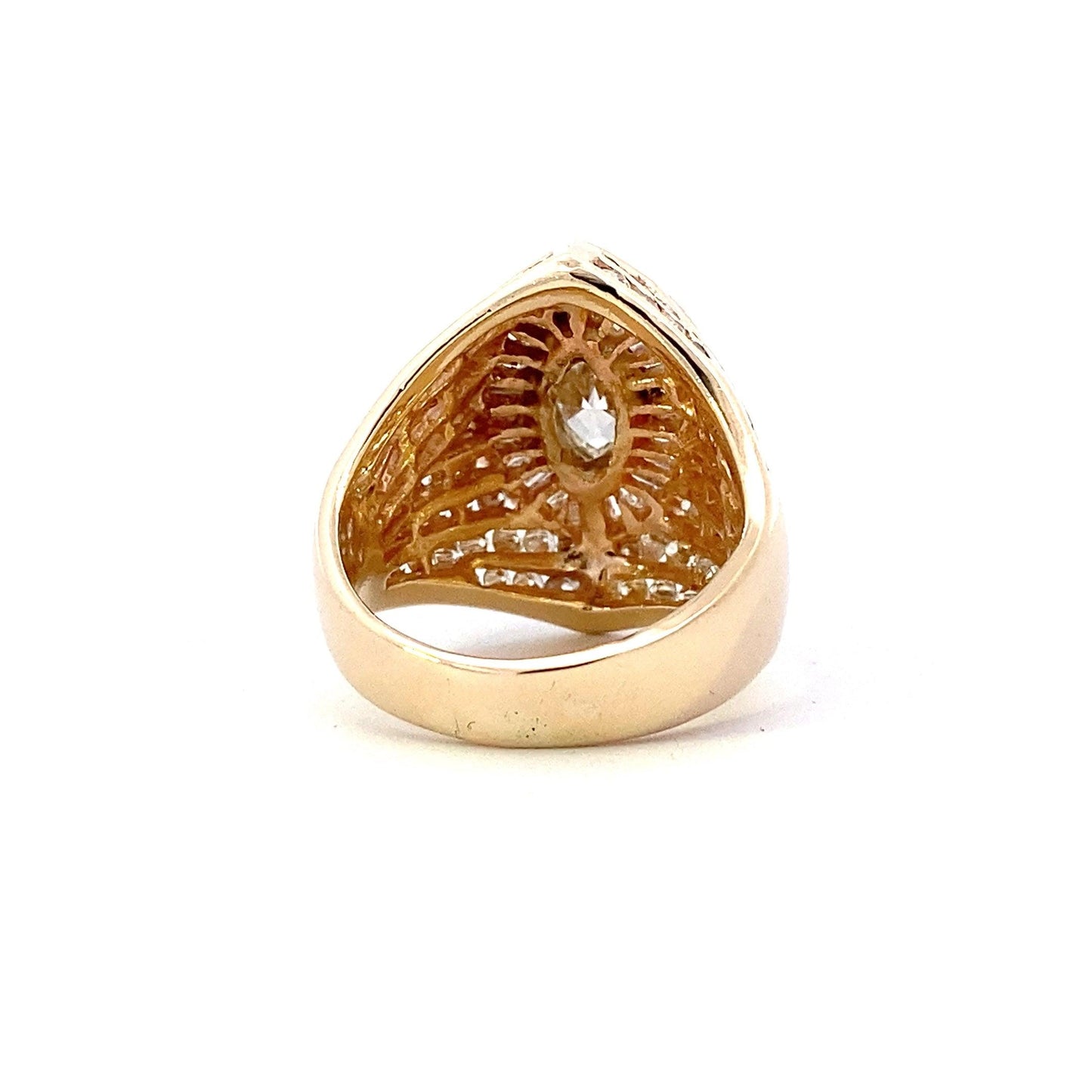 14K Yellow Gold Women's Diamond Ring - 3.74ct - ipawnishop.com