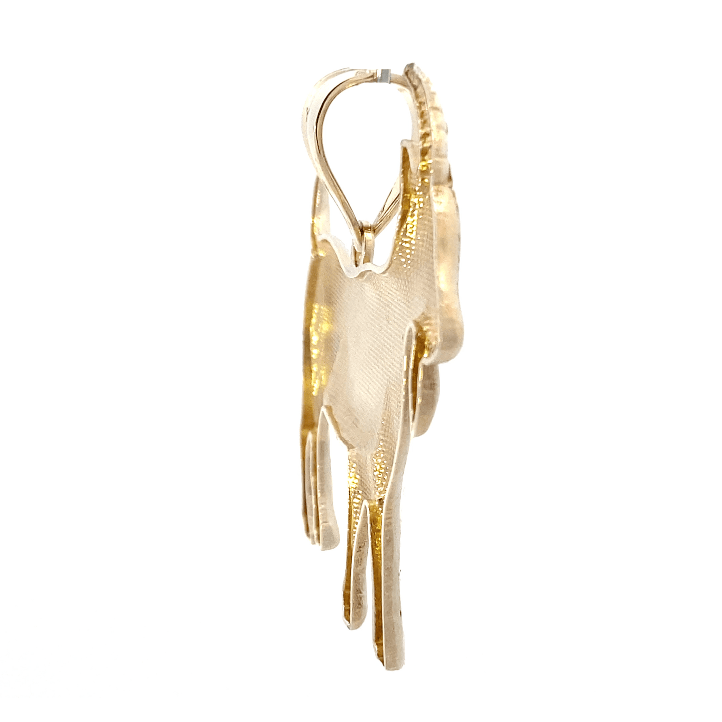 10K Yellow Gold Goat Pendant