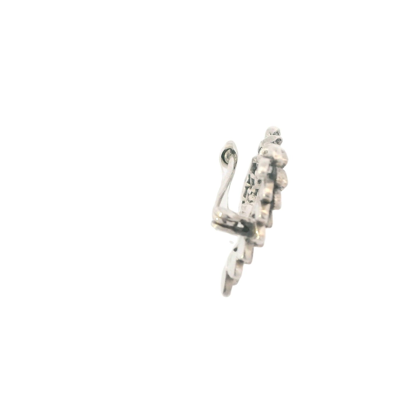 Vintage Silver Marcasite Bow Brooch