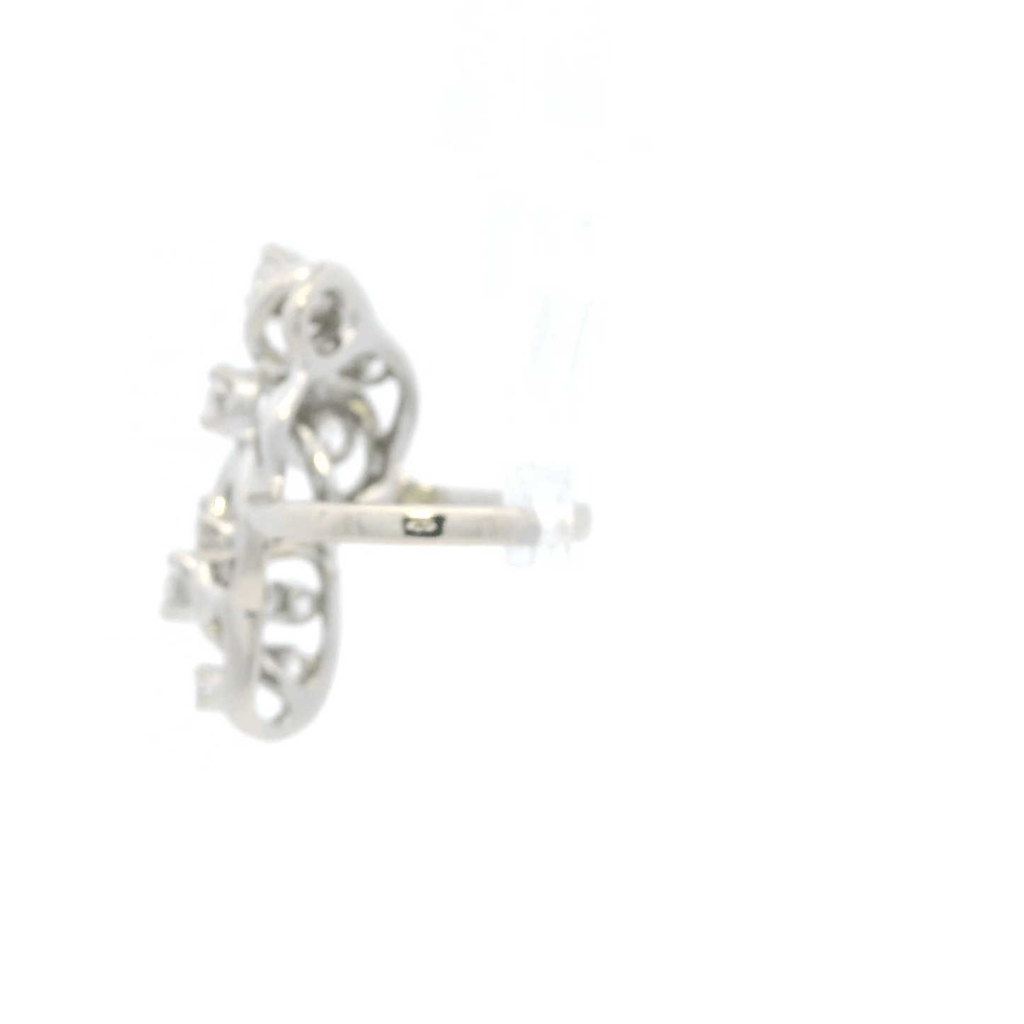 14K White Gold Women's Diamond Ring - 2.30ct