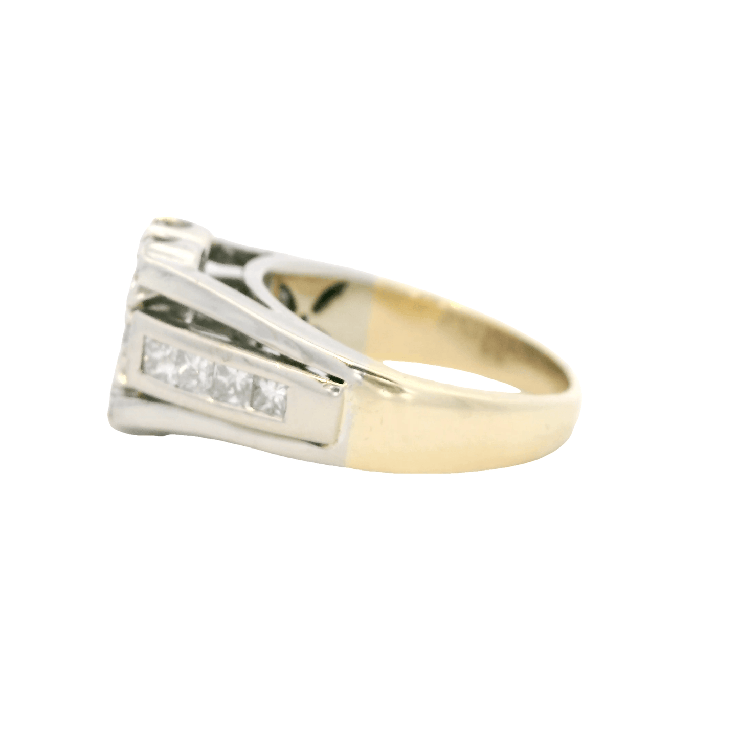 14K White Gold Diamond Ring - 1.38ct