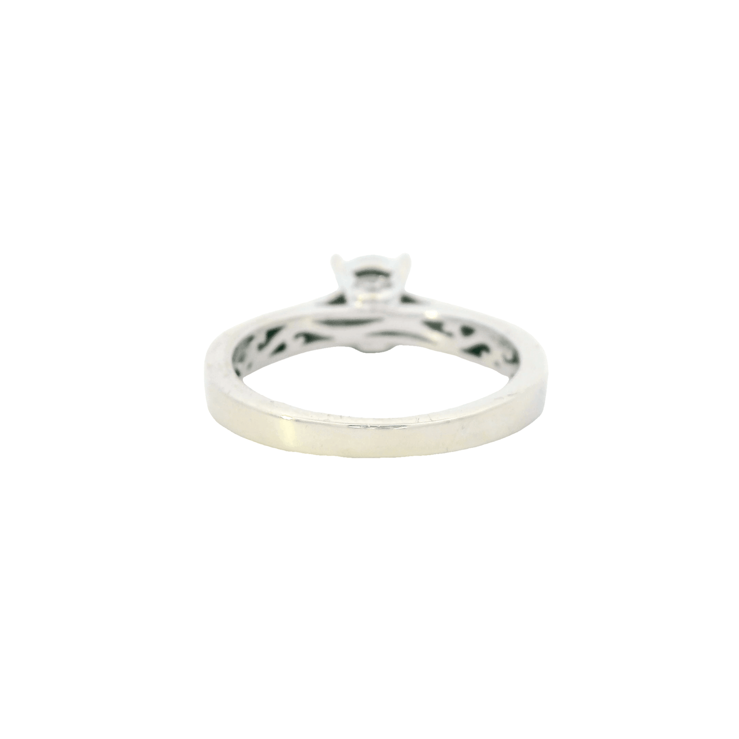 10K White Gold Diamond Ring - 0.41ct