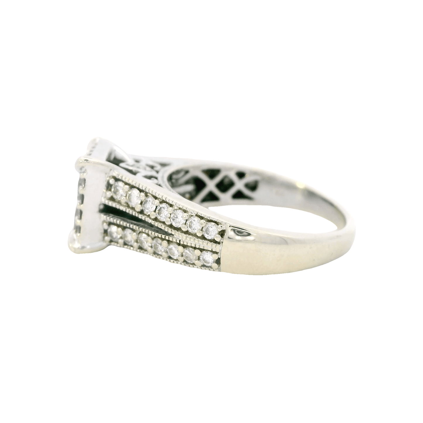 14K White Gold Diamond Ring - 1.01ct