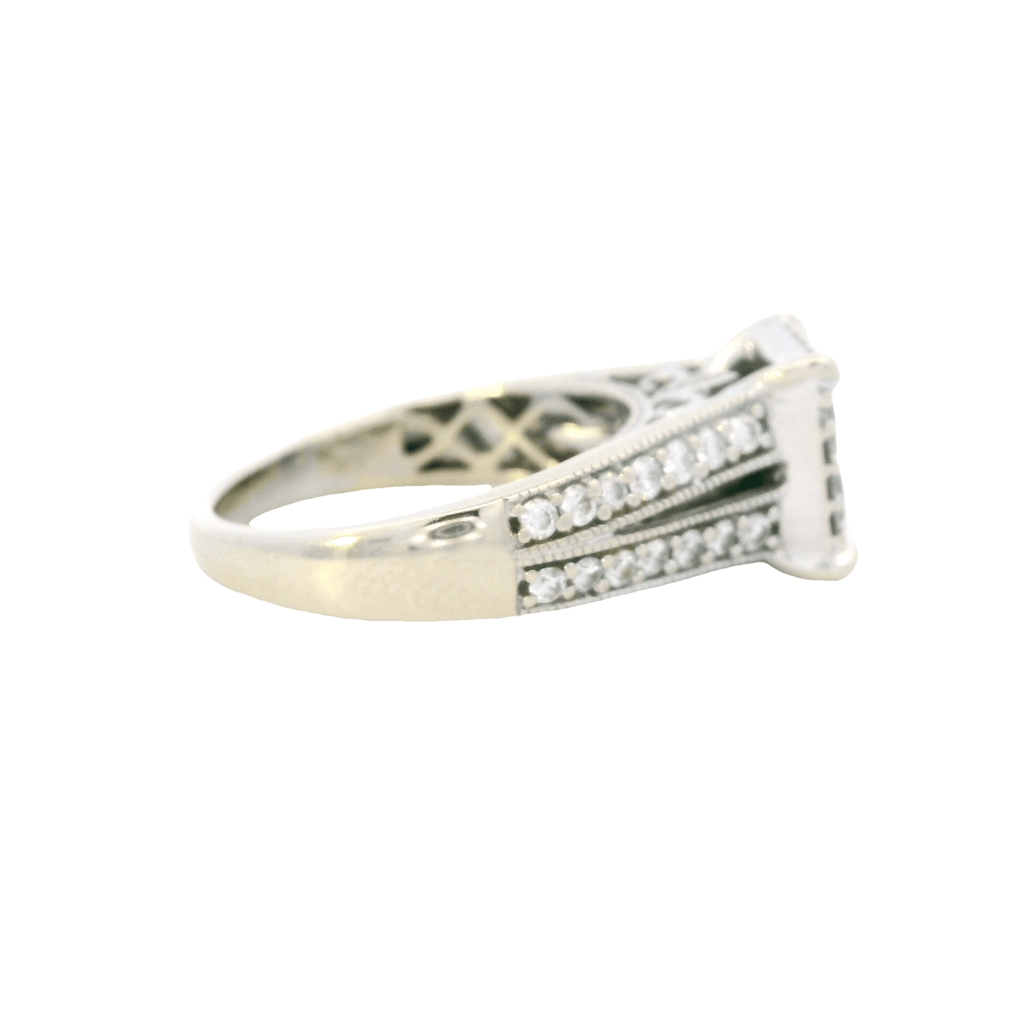14K White Gold Diamond Ring - 1.01ct