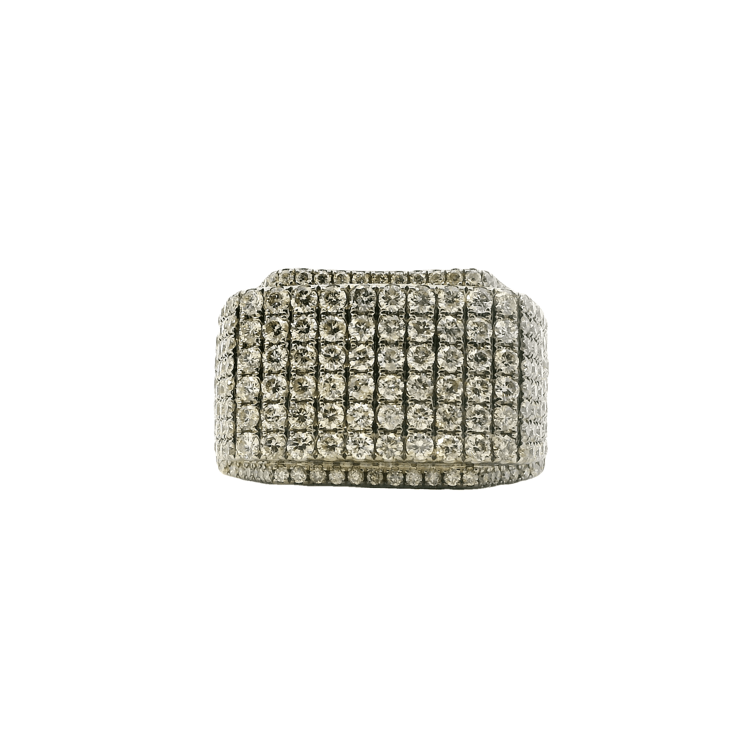 10K White & Yellow Gold Diamond Ring - 3.31ct