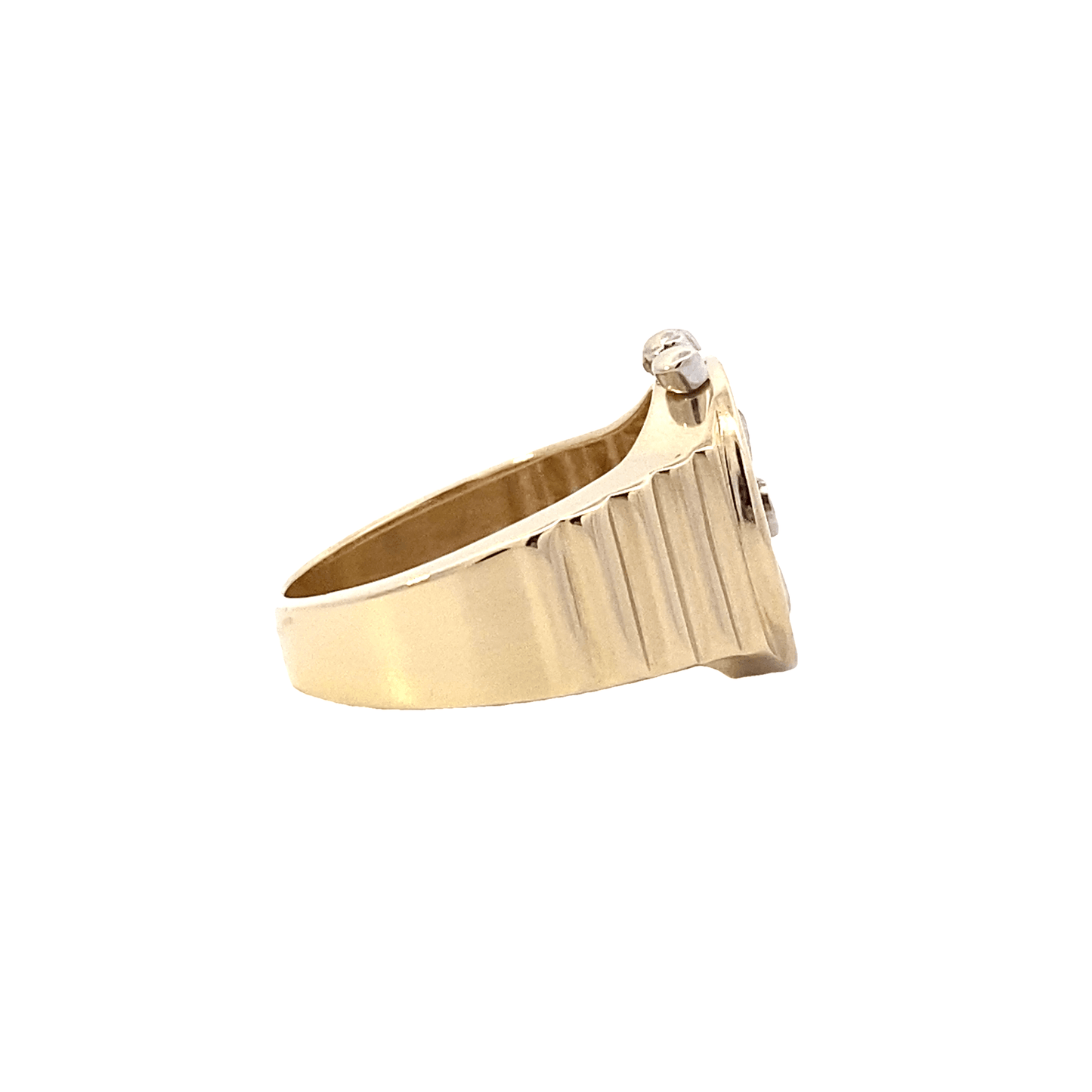 14K Yellow Gold Watch Design Ring