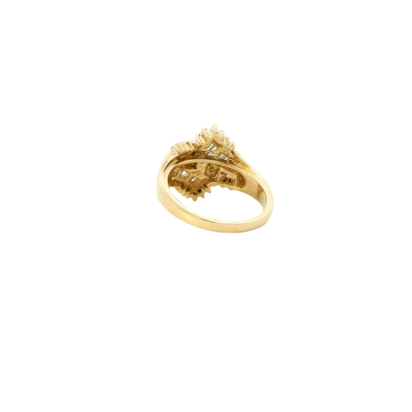 14K Yellow Gold And Diamond Womens Ring - 0.50ct