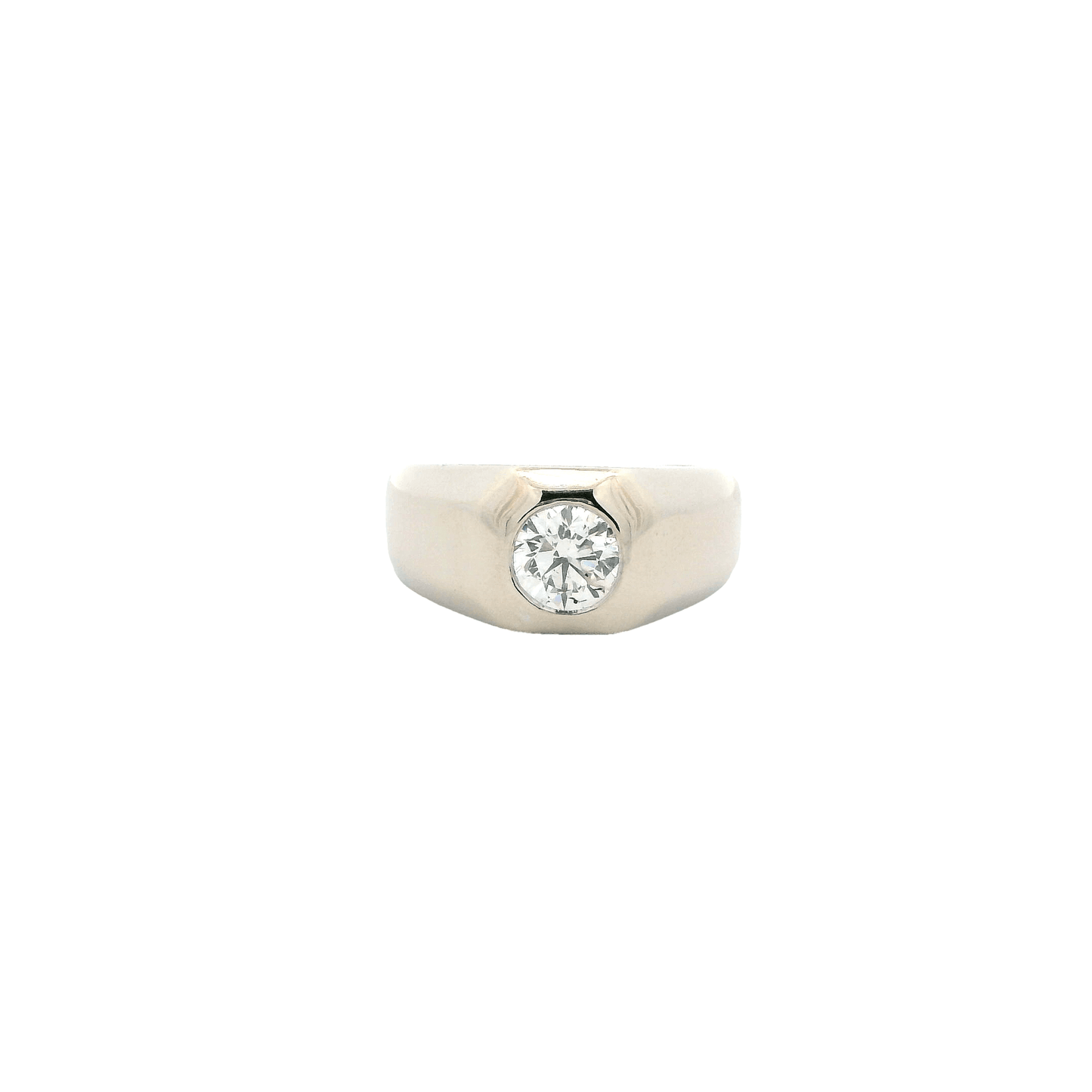 14K White Gold And Diamond Womens Ring -0.95ct