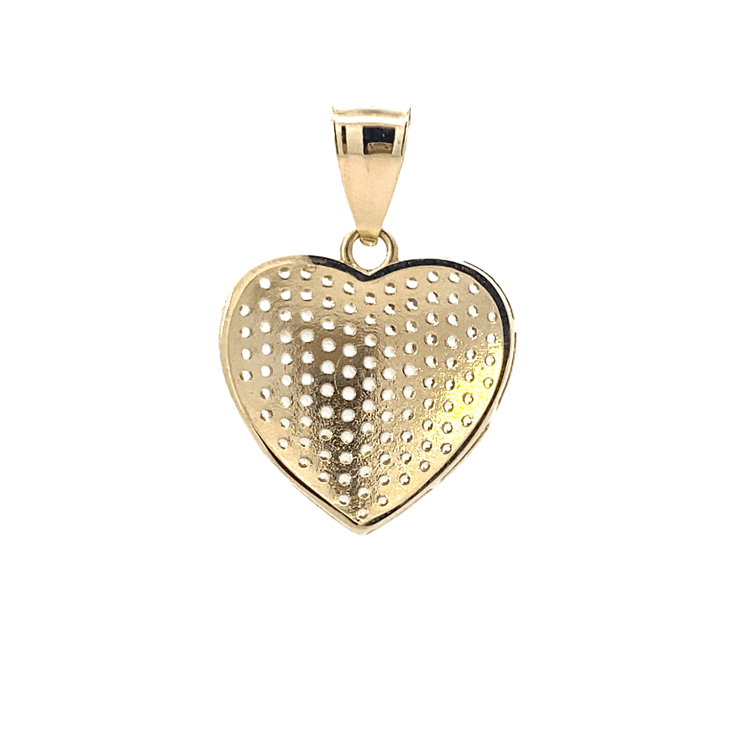 10K Yellow Gold Heart Pendant