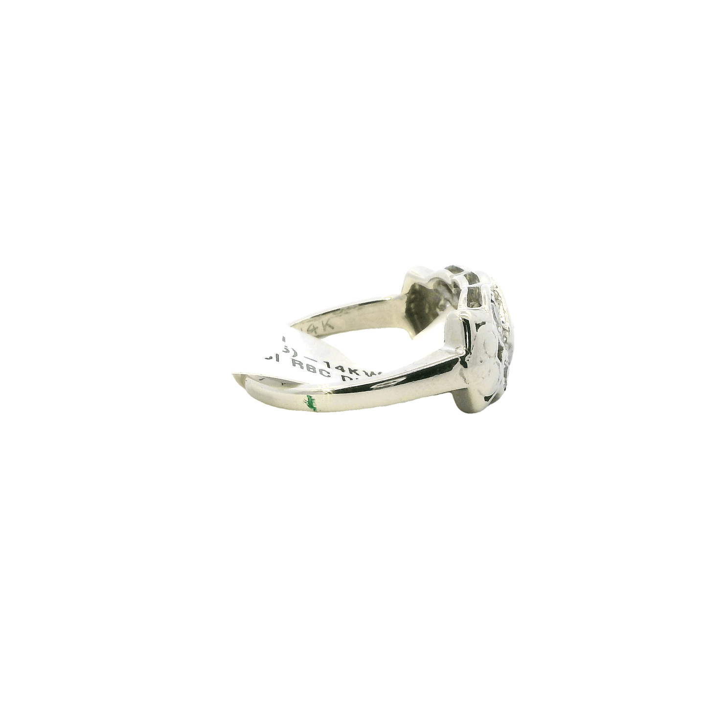 14K White Gold Diamond Womens Ring - 0.30ct