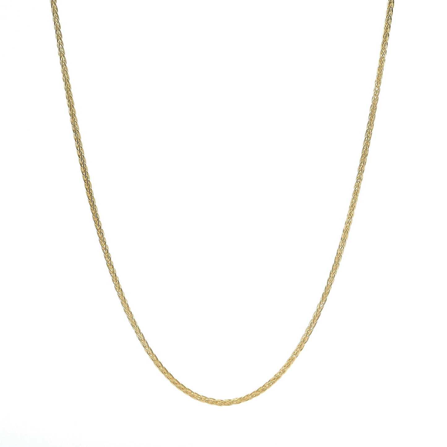 14K Yellow Gold 24" Wheat Chain