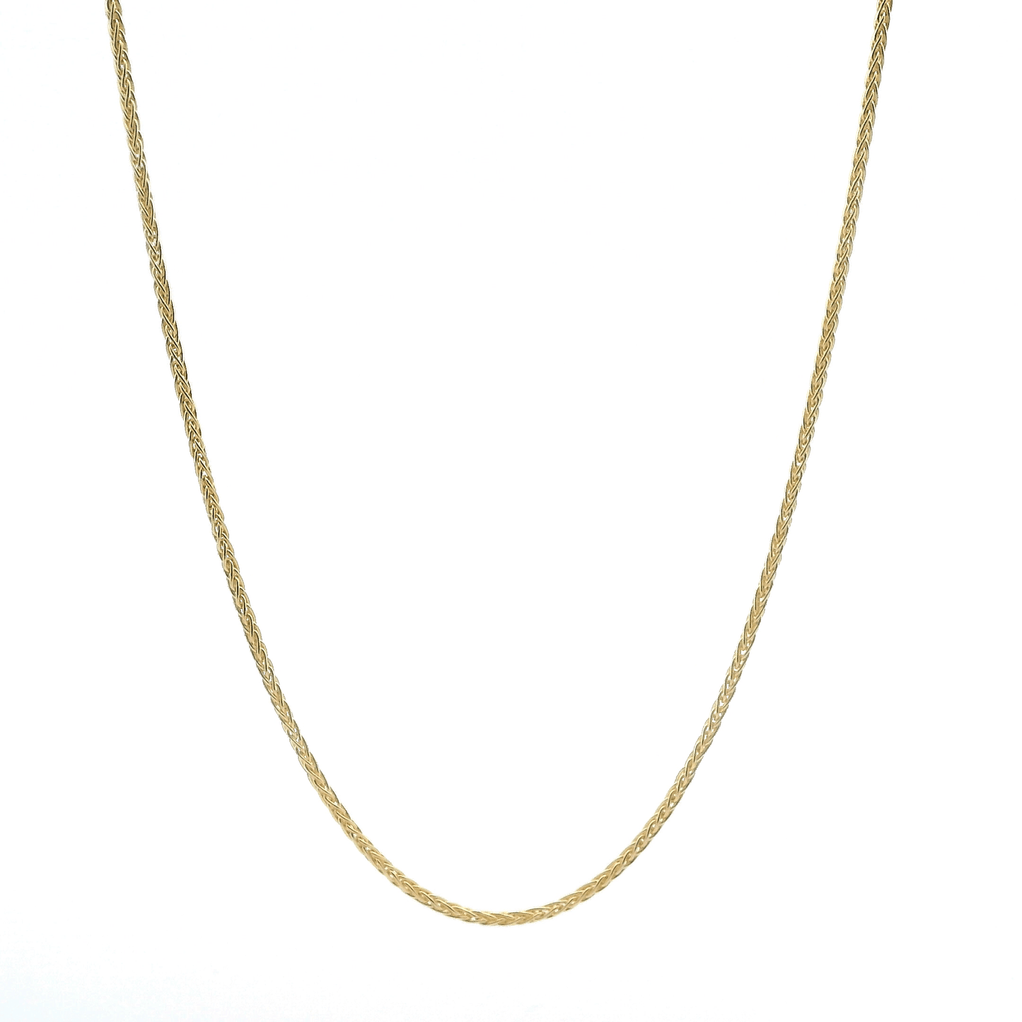14K Yellow Gold 24" Wheat Chain