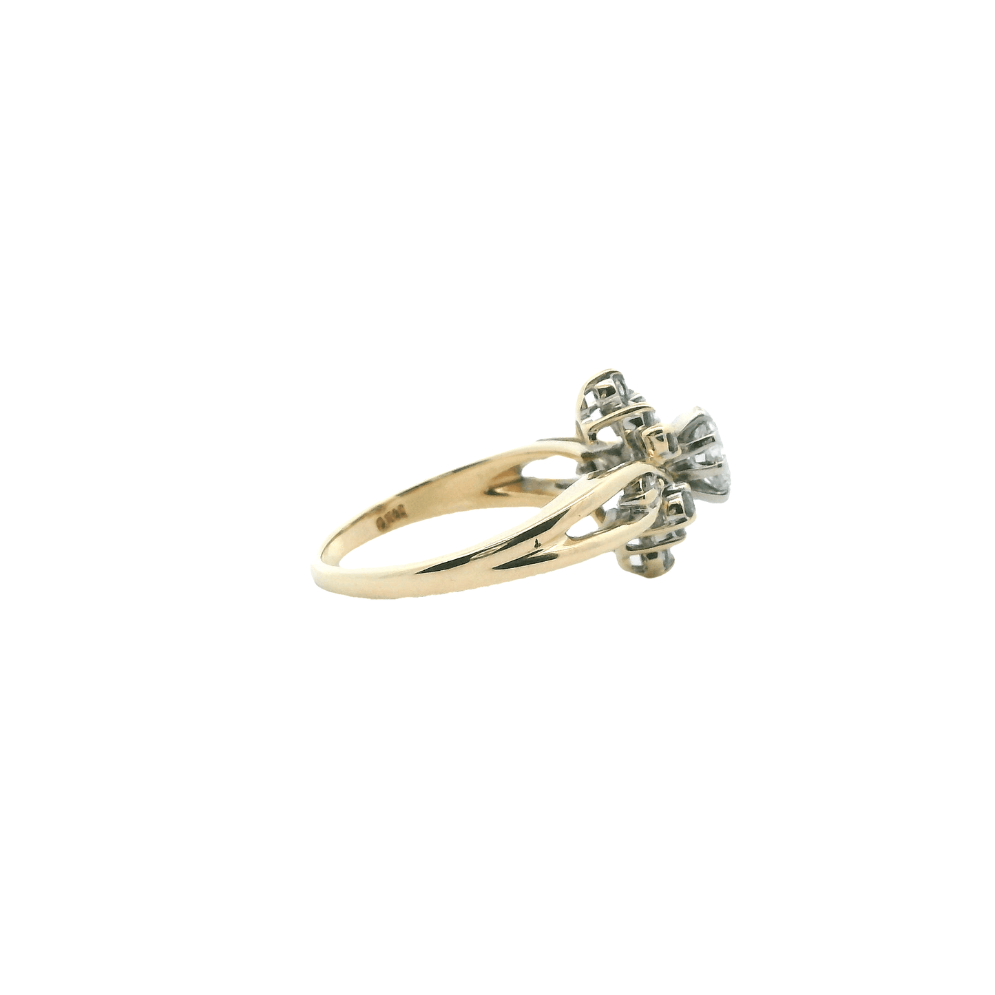 14K Yellow Gold Women’s Diamond Ring - 0.50ct