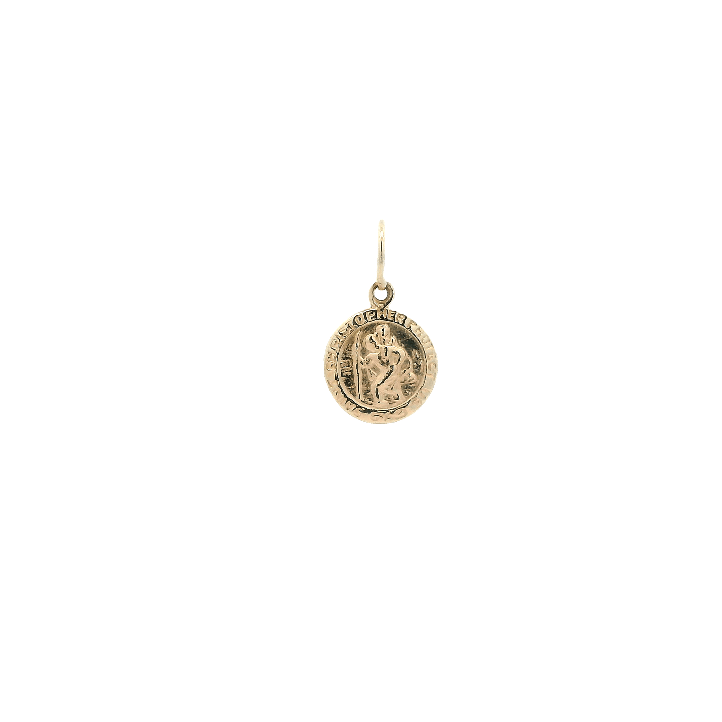 14K Yellow Gold St. Christopher Pendant
