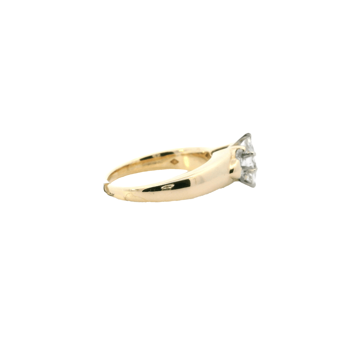 14K Yellow Gold Diamond Womens Ring - 1.10ct