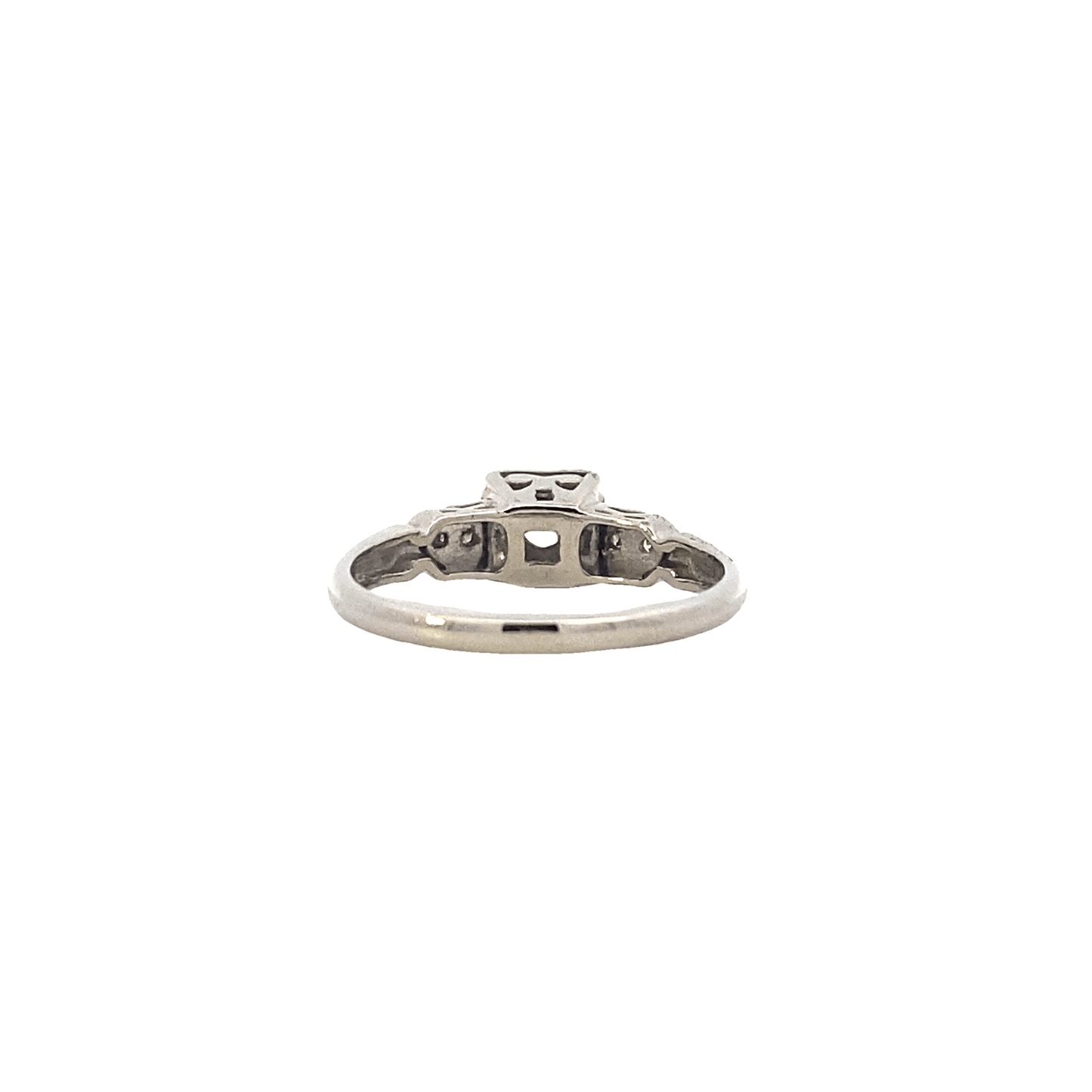 14K White Gold Diamond Womens Ring - 0.20ct