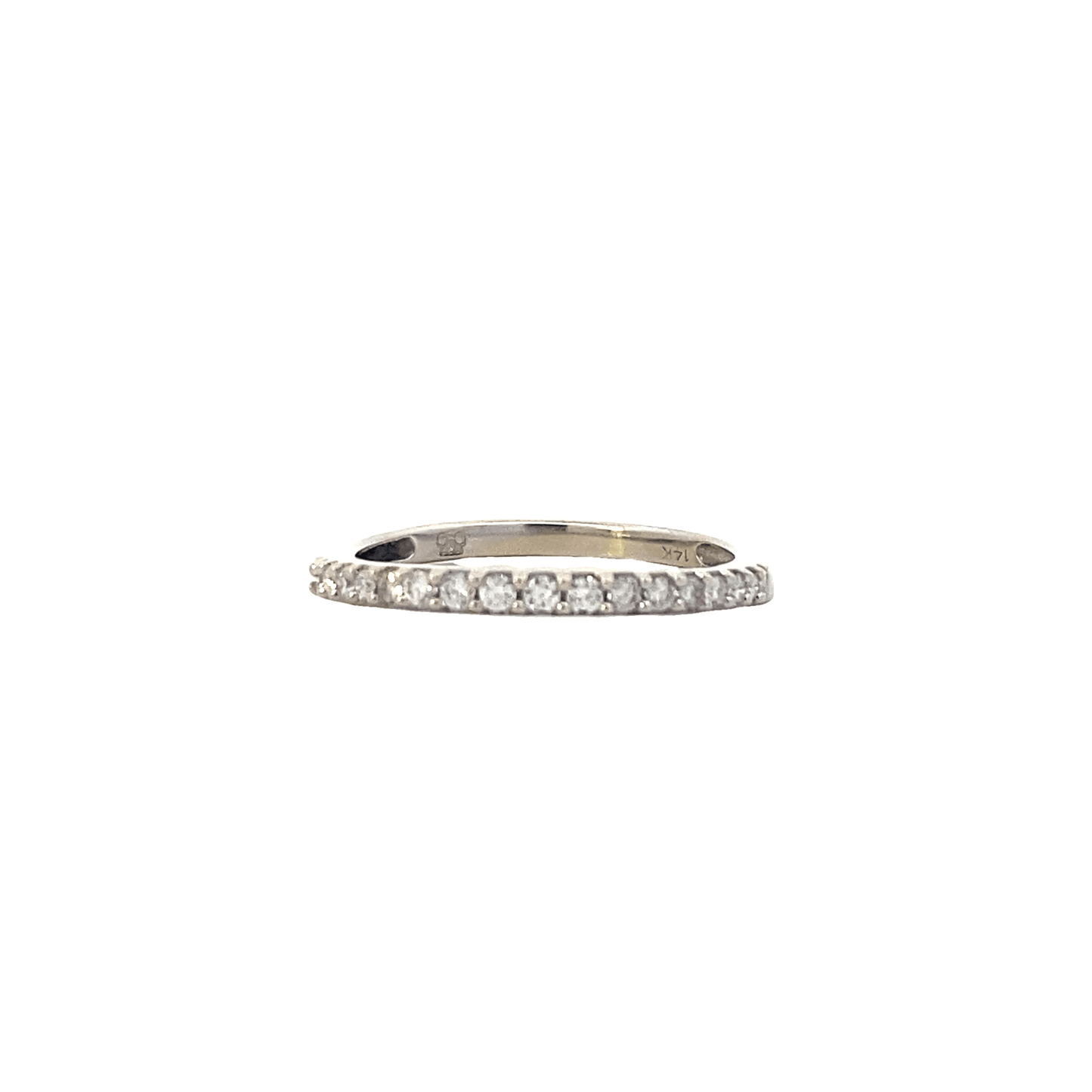 14K White Gold And Diamond Womens Ring - 0.20ct