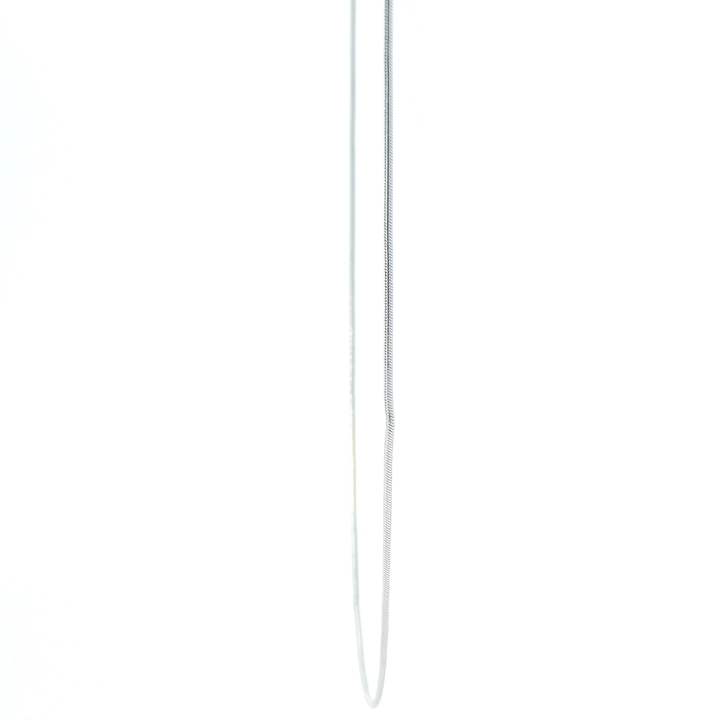 14K White Gold 17" Snake Chain