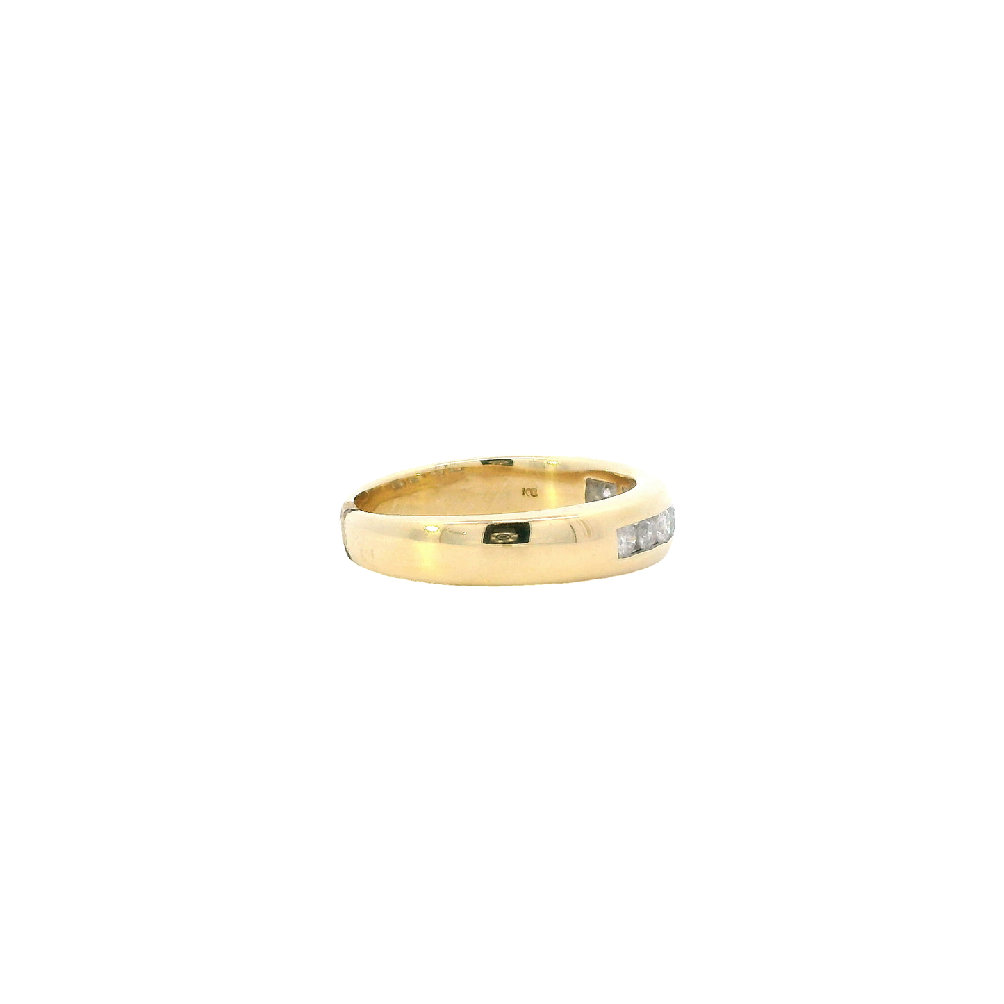 14K Yellow Gold Diamond Ring - 0.55ct