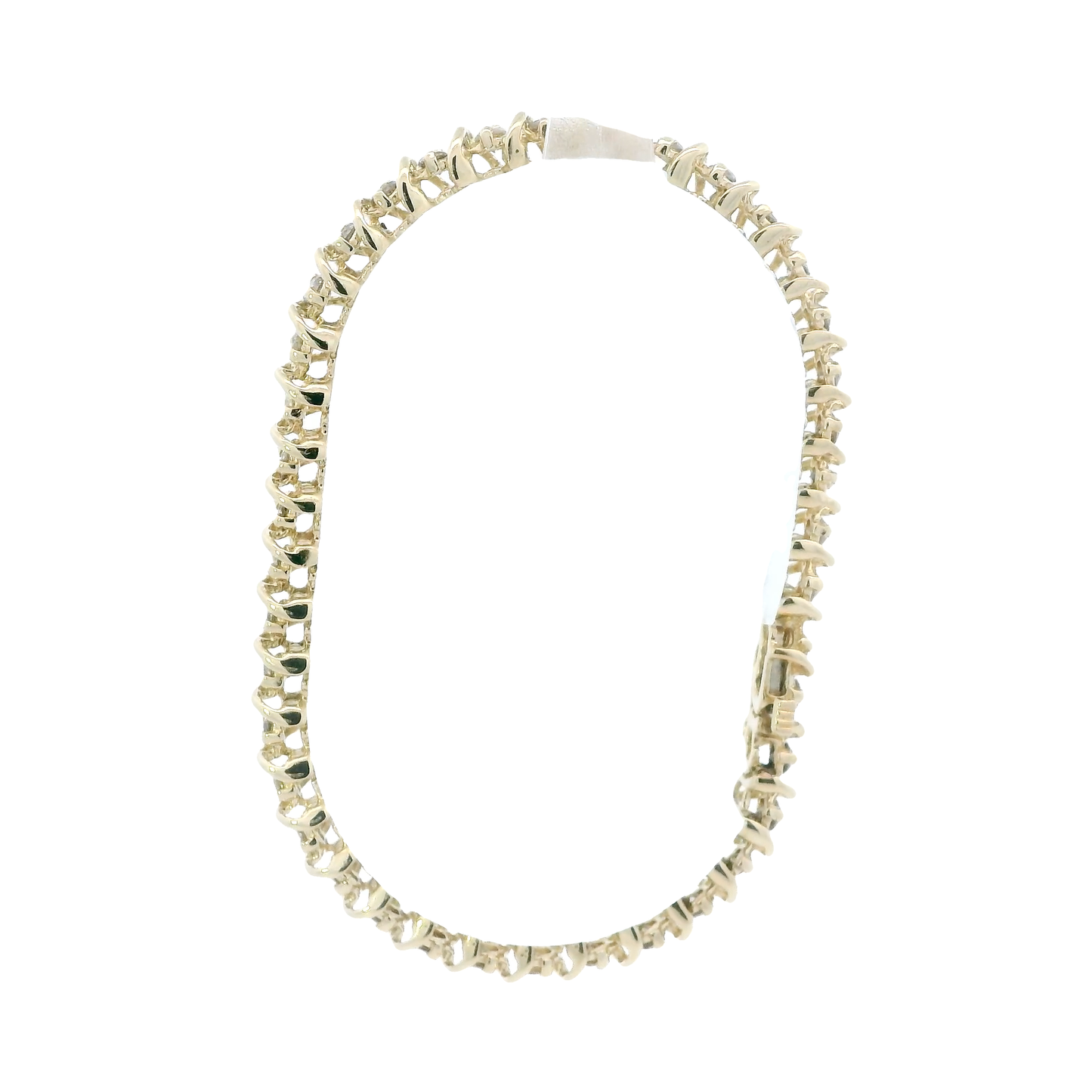 14K Yellow Gold Diamond Tennis Bracelet - 3.60ct