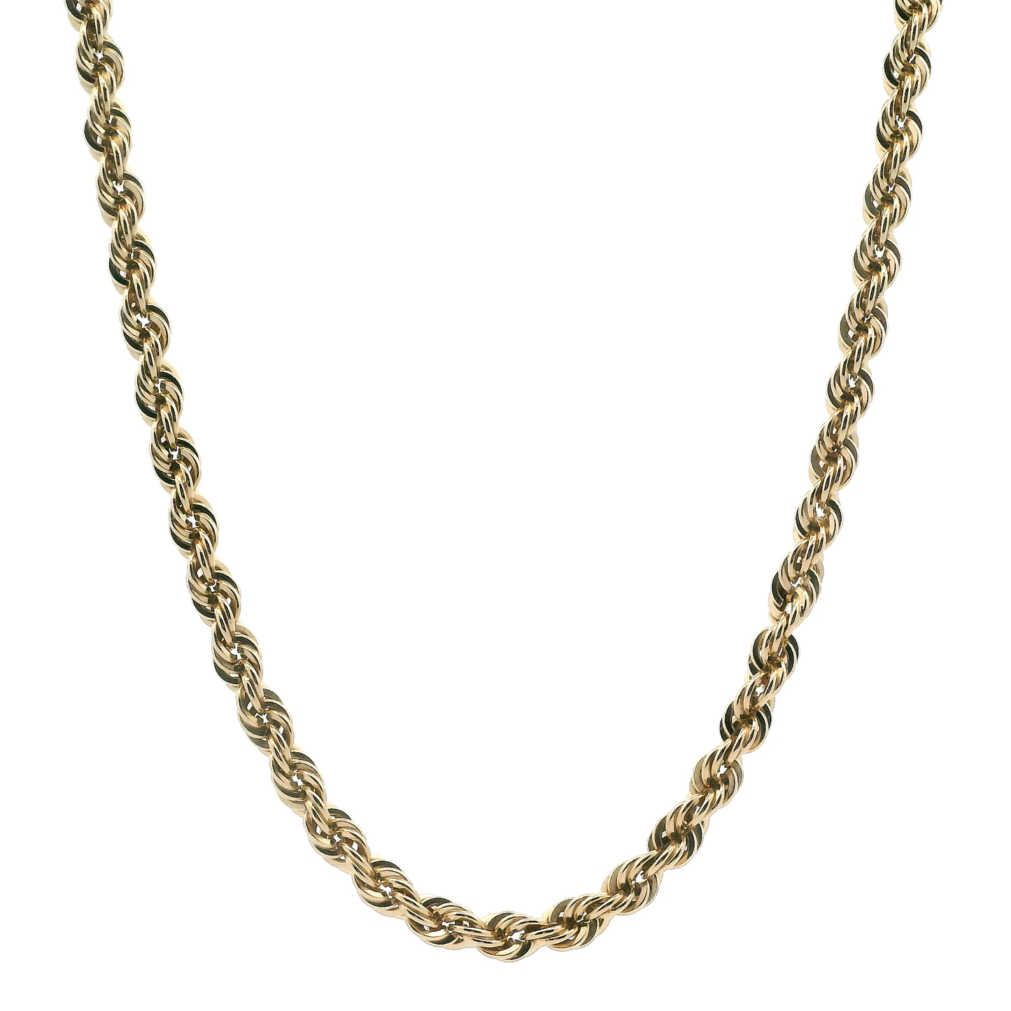 14K Yellow Gold 25.5" Rope Chain