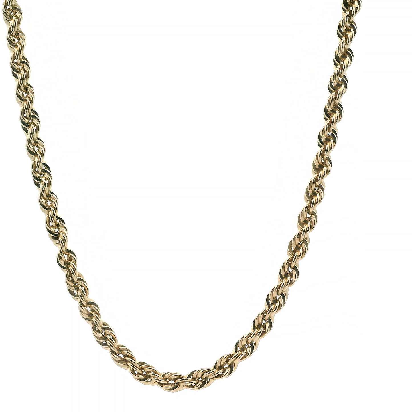 14K Yellow Gold 25.5" Rope Chain