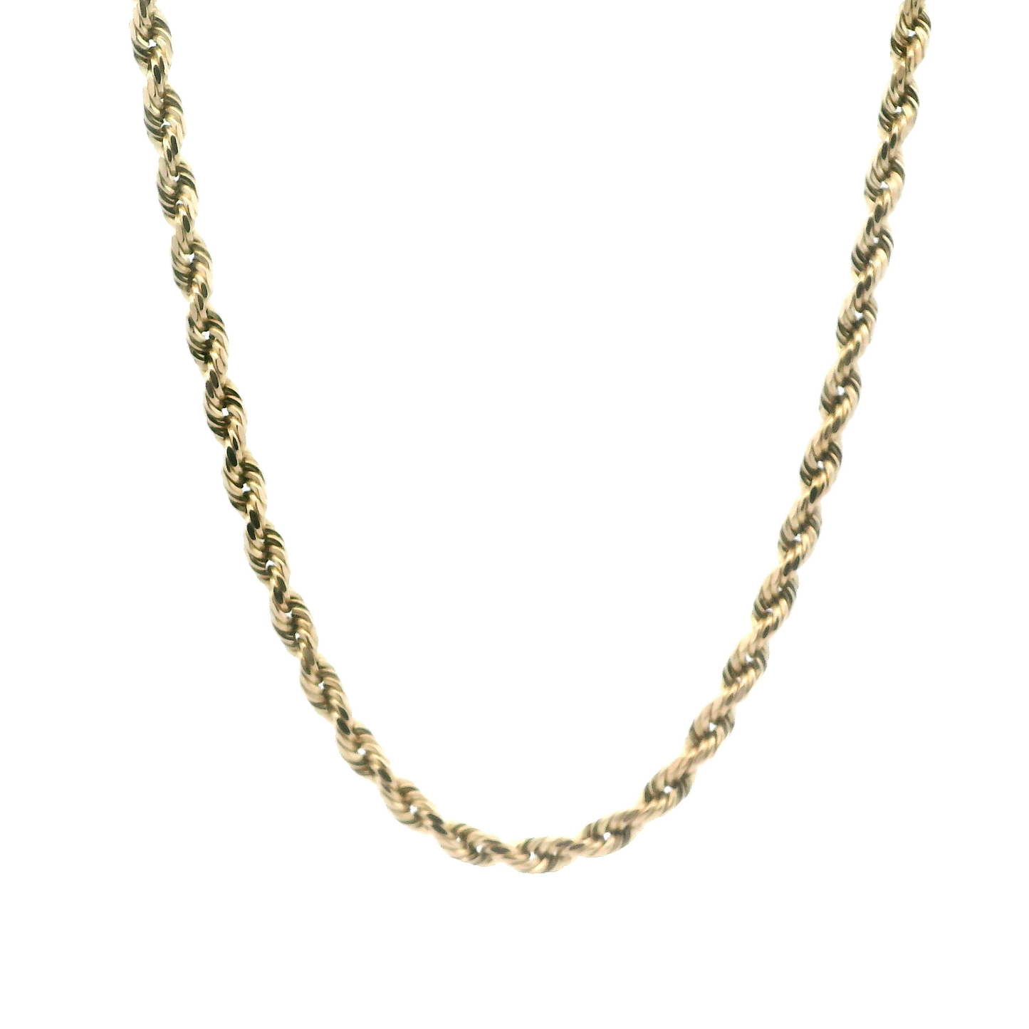 14K Yellow Gold 25" Rope Chain