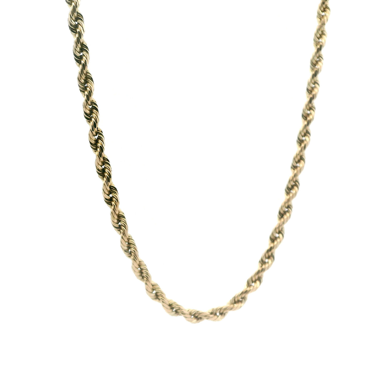 14K Yellow Gold 25" Rope Chain