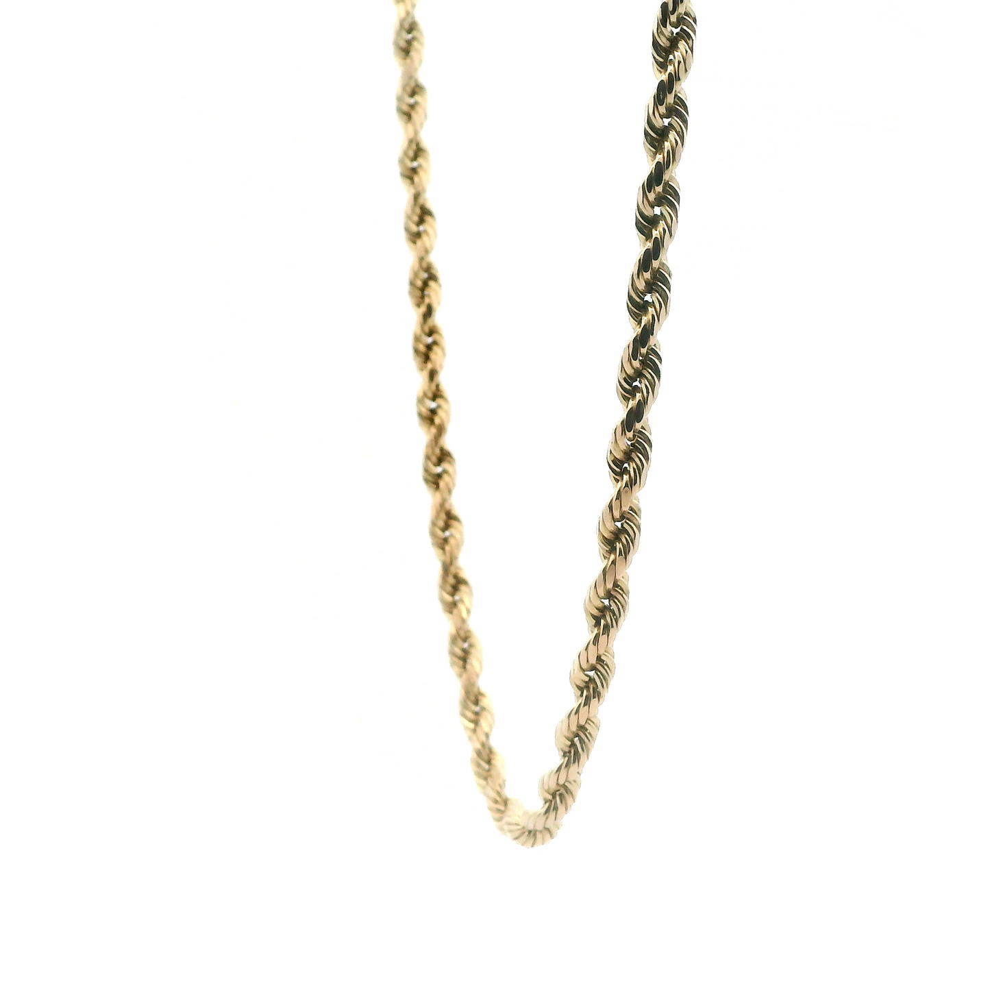 14K Yellow Gold 25" Rope Chain