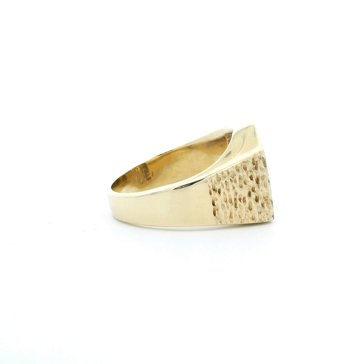 14K Yellow Gold Men's Diamond Ring - 1.87ct