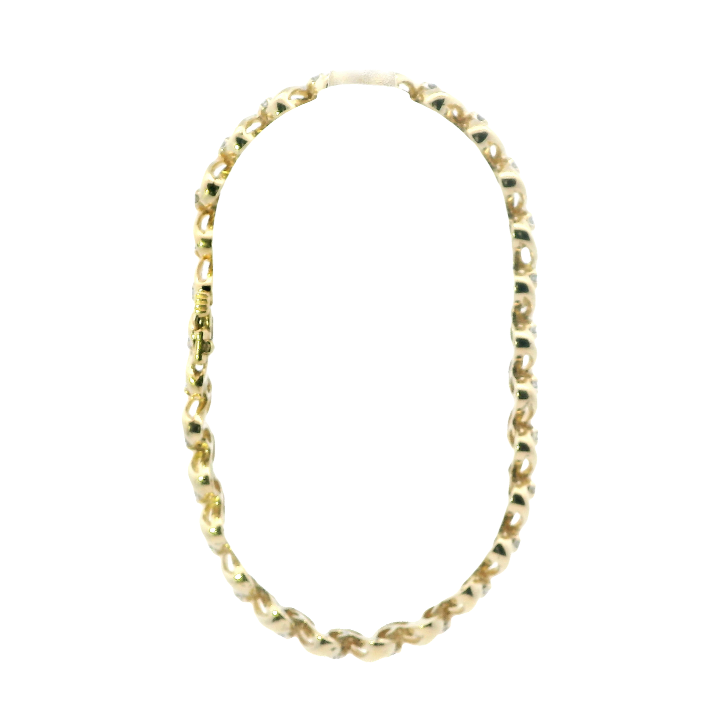 14K Yellow Gold Diamond Tennis Bracelet - 0.84ct