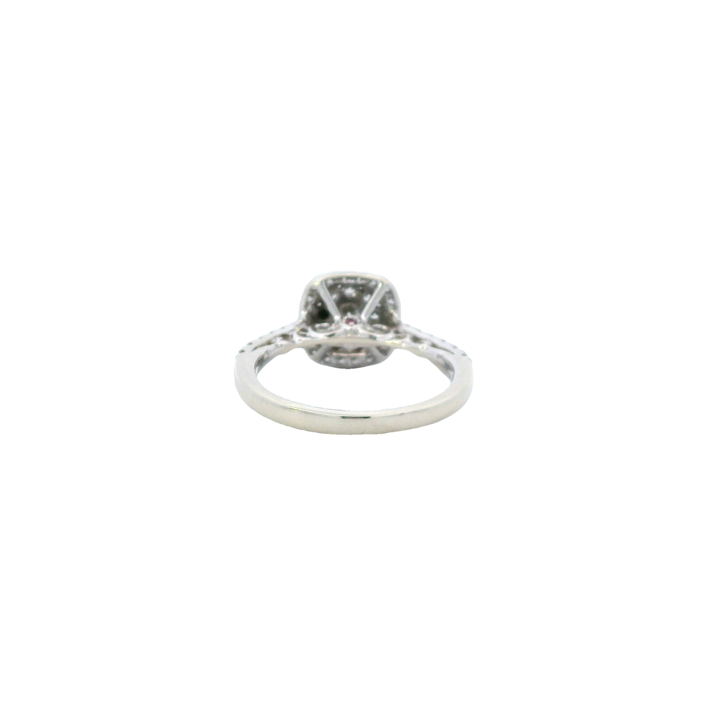 10K White Gold Women's Lab Grown Diamond Ring - 0.71ct