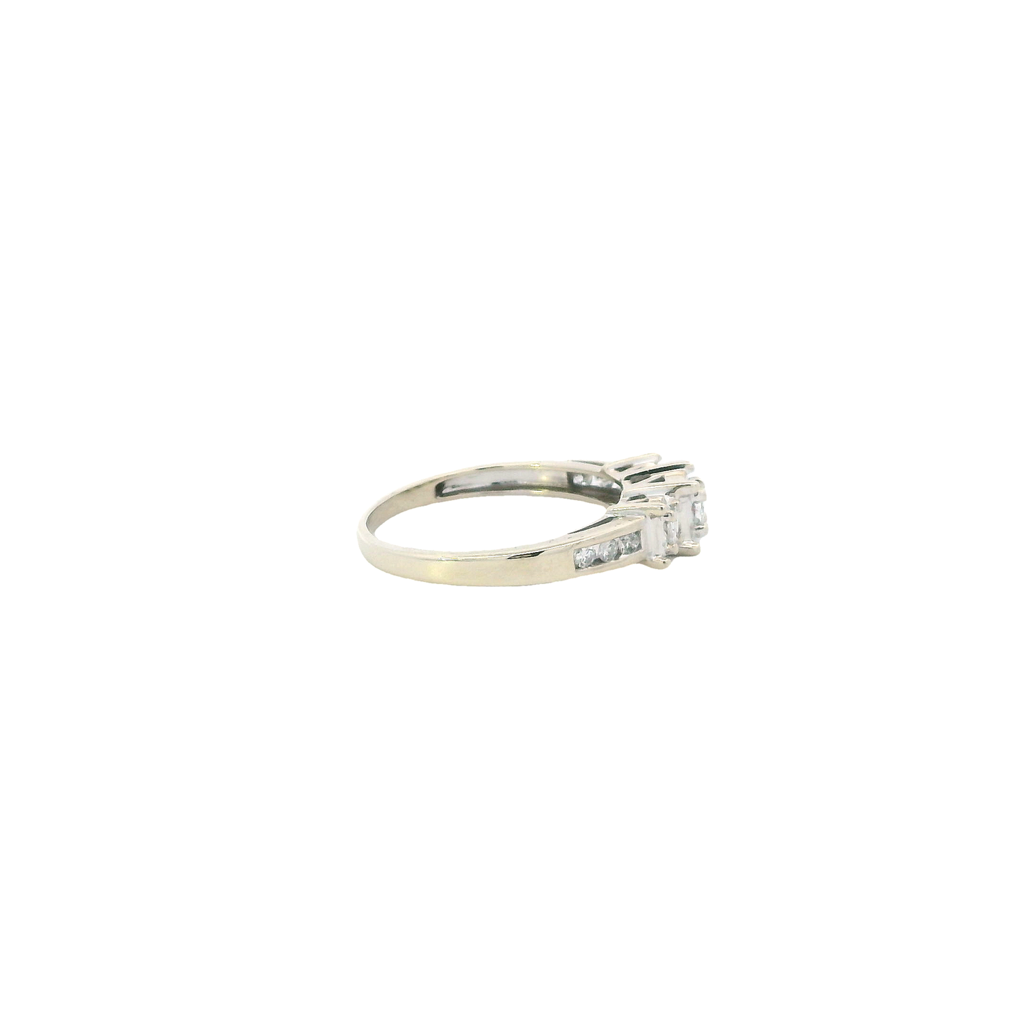 14K White Gold Women's Diamond Ring - 0.22ct