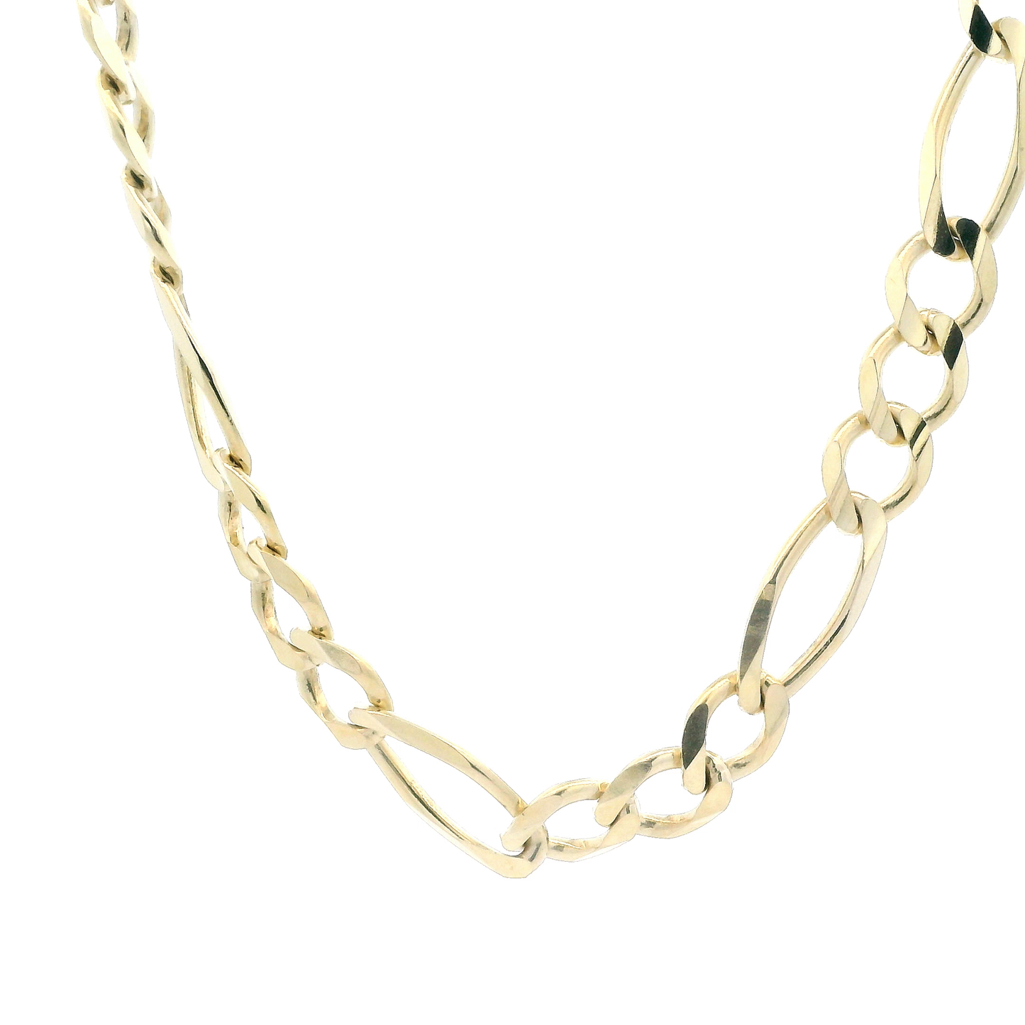 10K Yellow Gold 20" Figaro Chain
