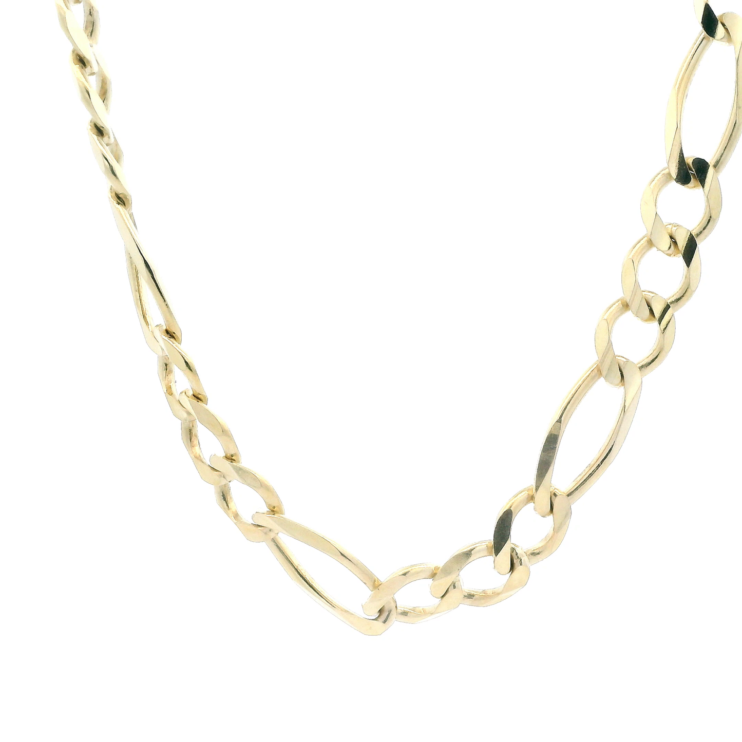 10K Yellow Gold 20" Figaro Chain