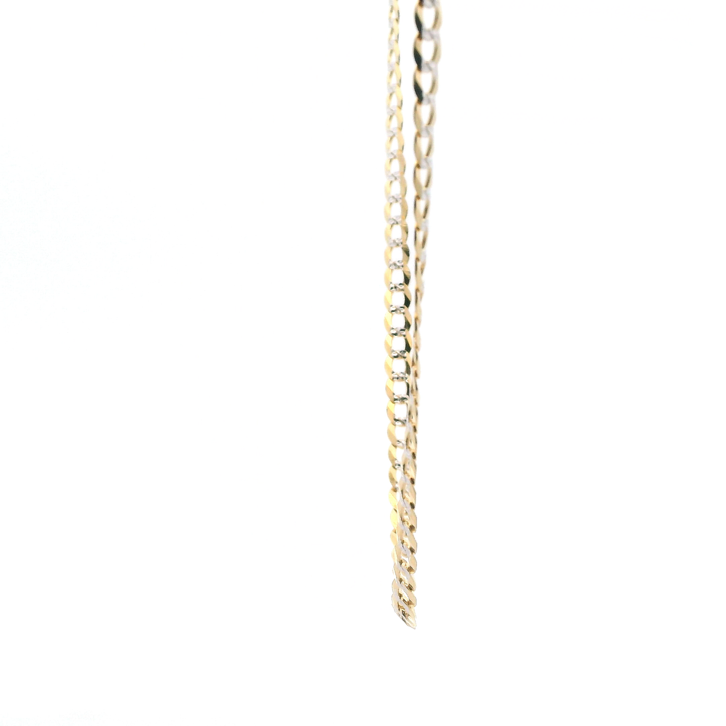 14K Yellow Gold 24" DC Curb Chain