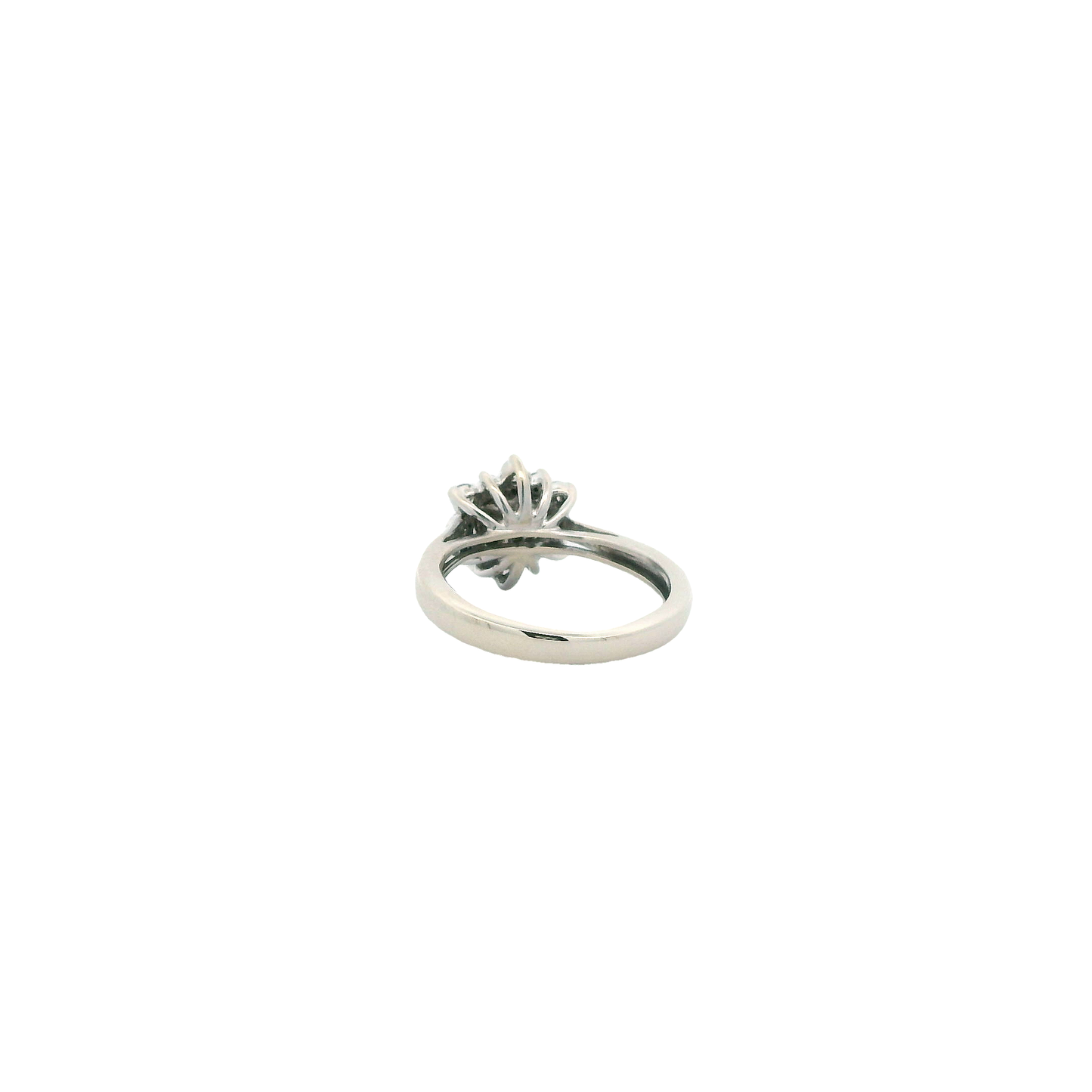 10K White Gold Diamond Ring - 0.42ct