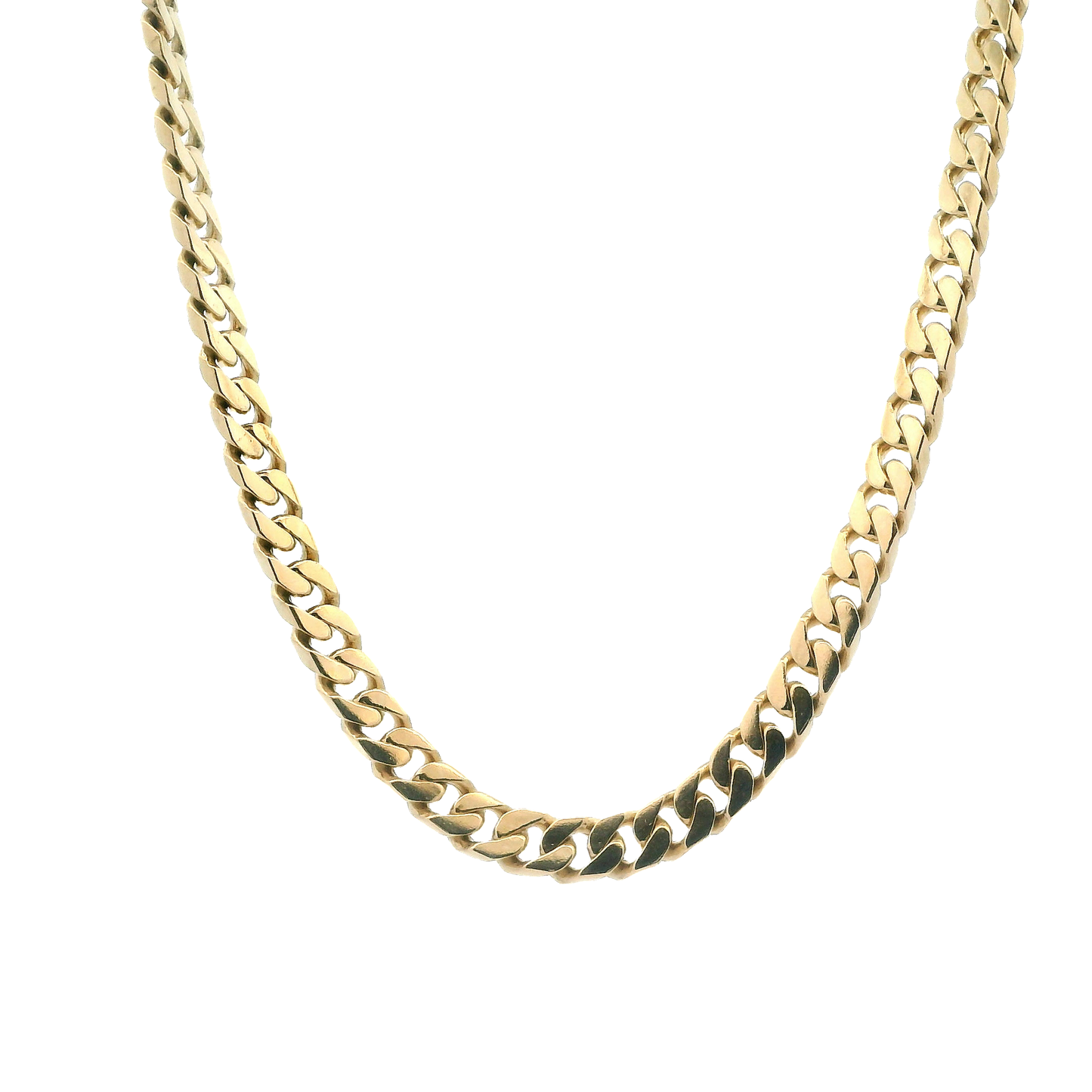 18K Yellow Gold 25" Curb Chain