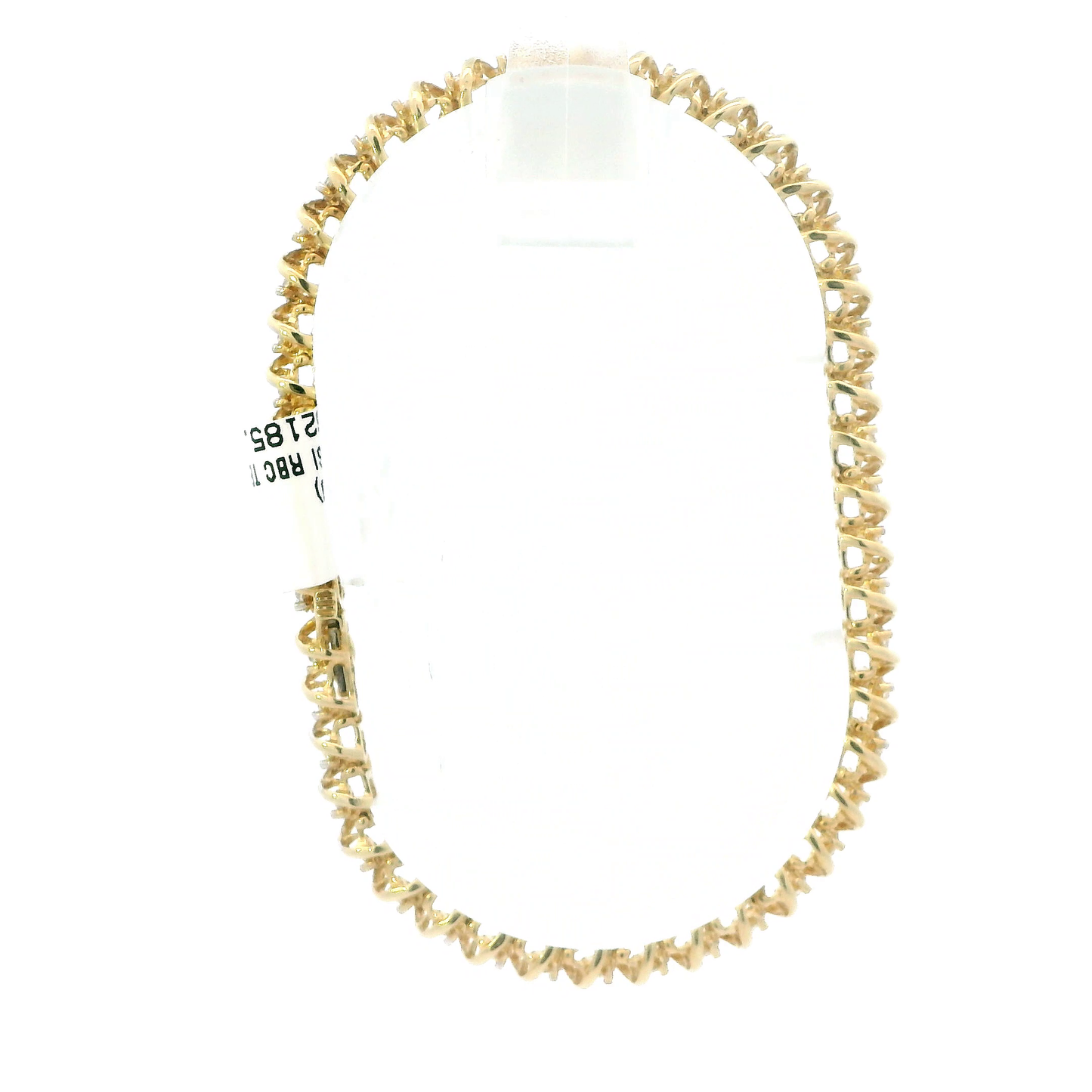 14K Yellow Gold Diamond Tennis Bracelet - 2.30ct